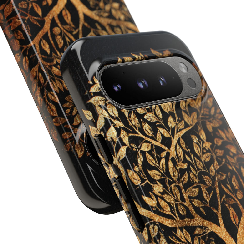 Golden Tree Phone Case, Tough Cases, Nature Lover Gift