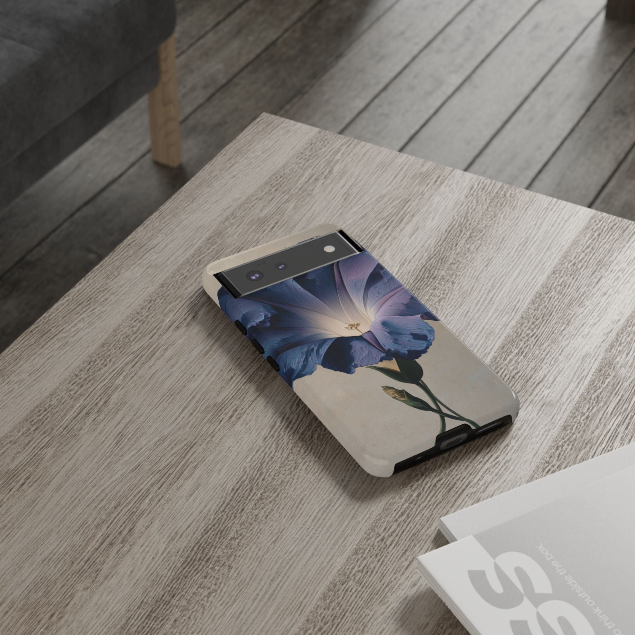 Floral Phone Case, Tough Cases with Purple Flower Design, Phone Accessories