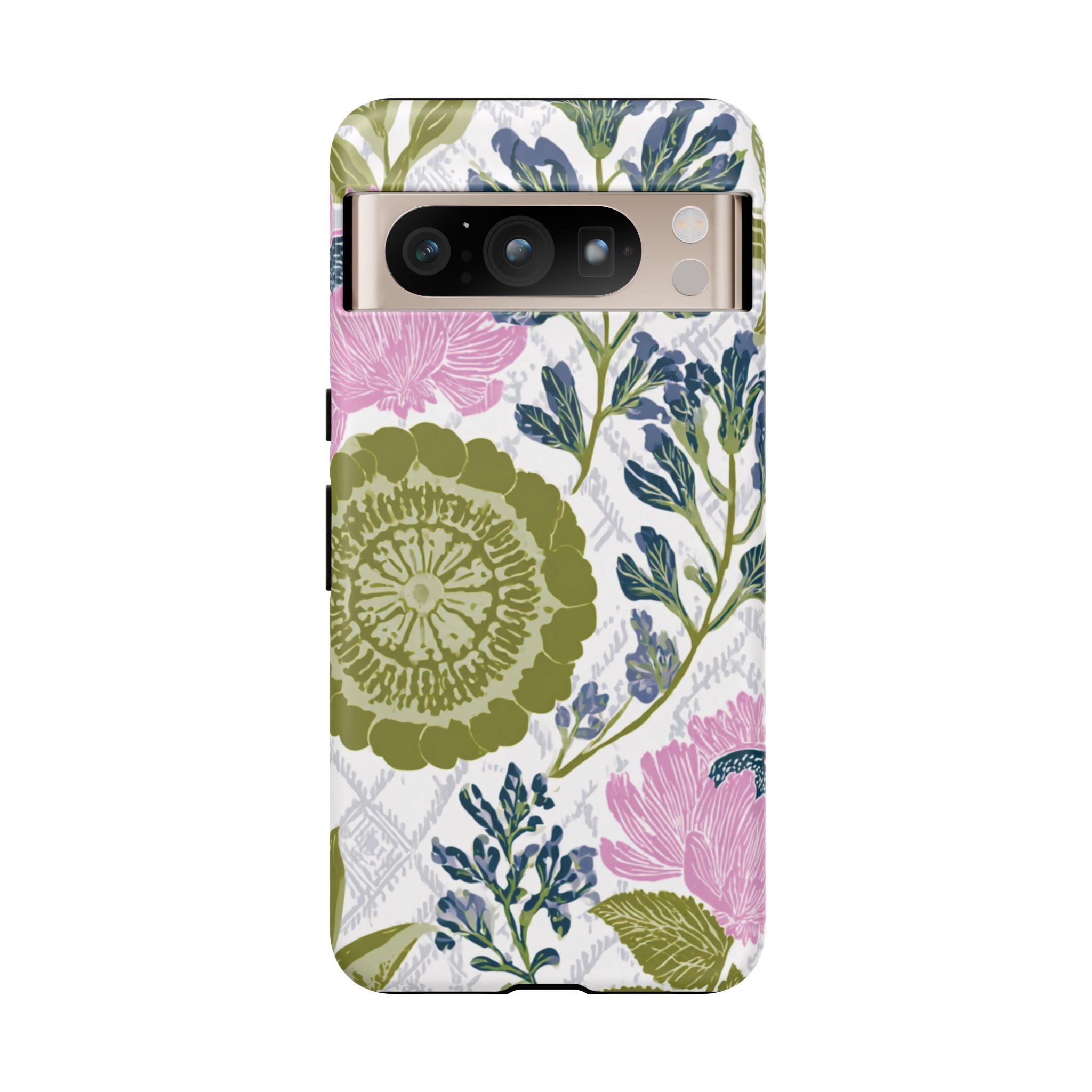 Floral Phone Case, Tough Cases with Elegant Design, Stylish Phone Accessories