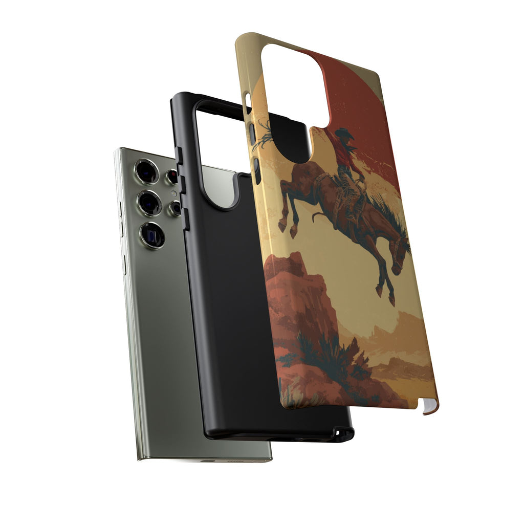 Cowboy Phone Case - Wild West Style, Tough Protection for Outdoor Lovers