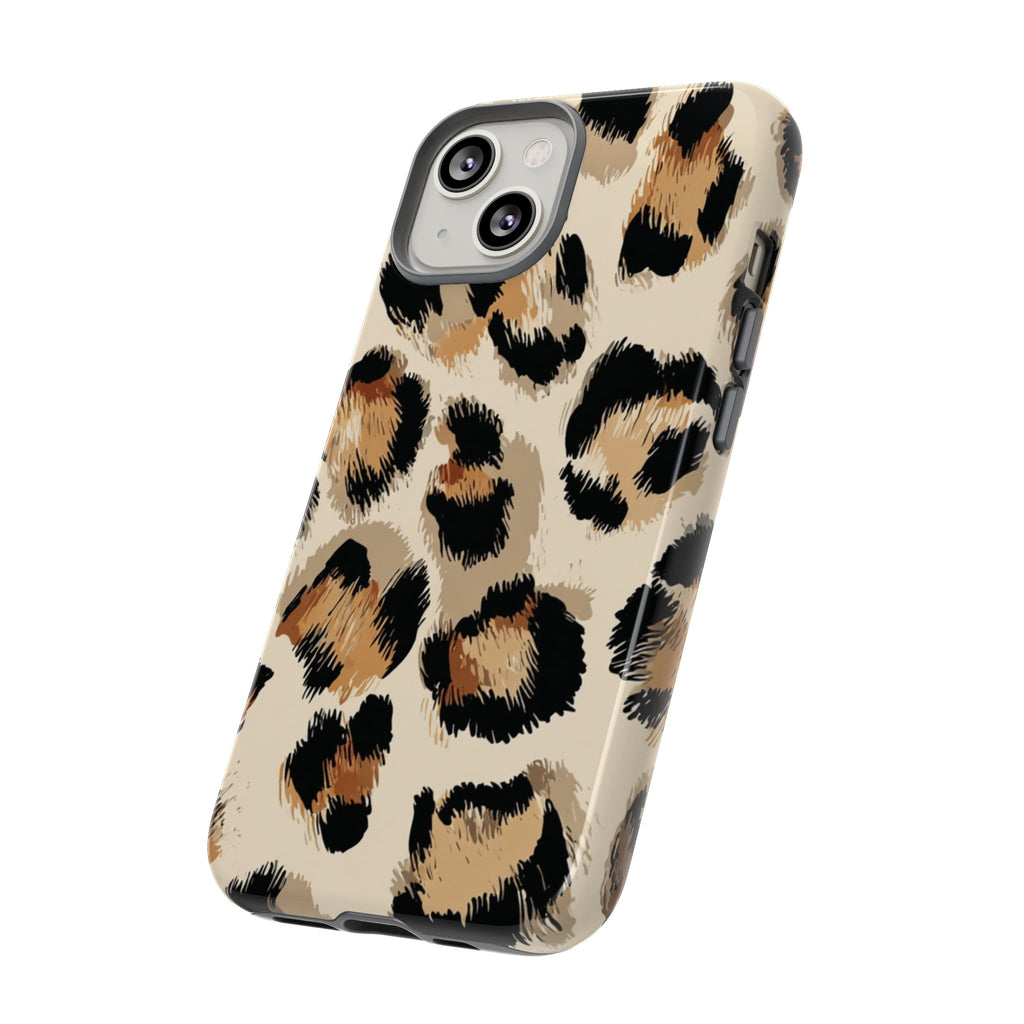 Stylish Leopard Print Phone Case, Animal Print, Tough Case, Gift for Her