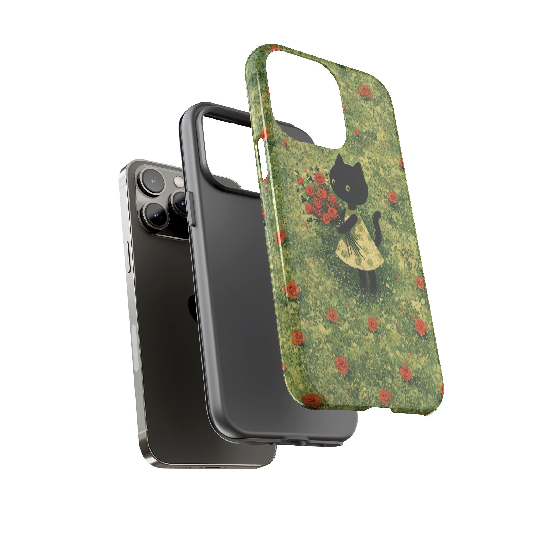Cute Cat Tough Cases for Cat Lovers, Gifts for Her, Pet Owner Accessories
