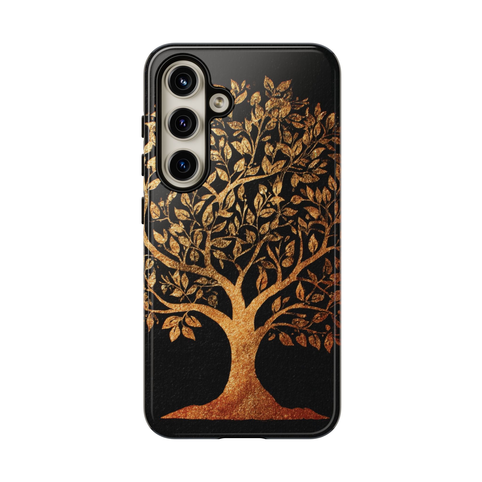 Golden Tree Phone Case, Tough Cases, Nature Lover Gift