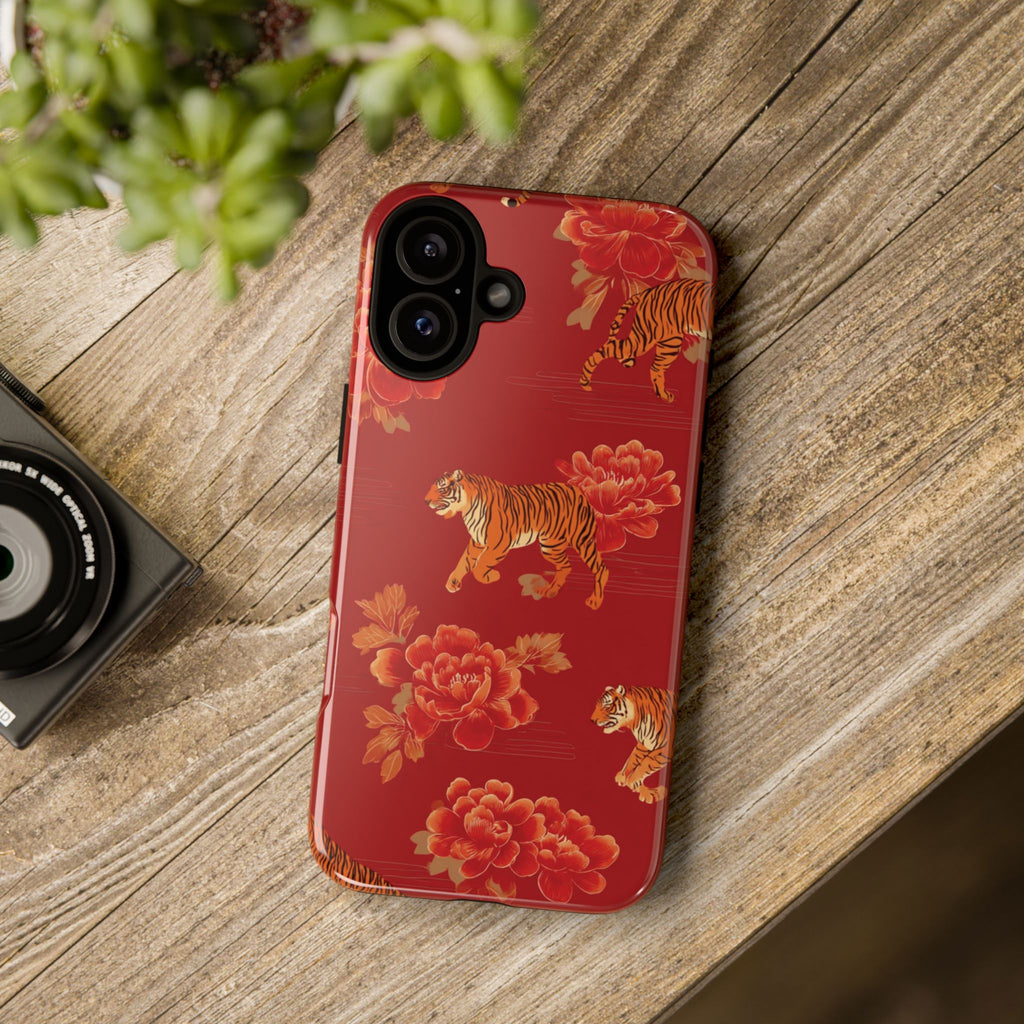 Bold Tiger Phone Case, Wild Animal Lover Gift, Stylish Phone Cover