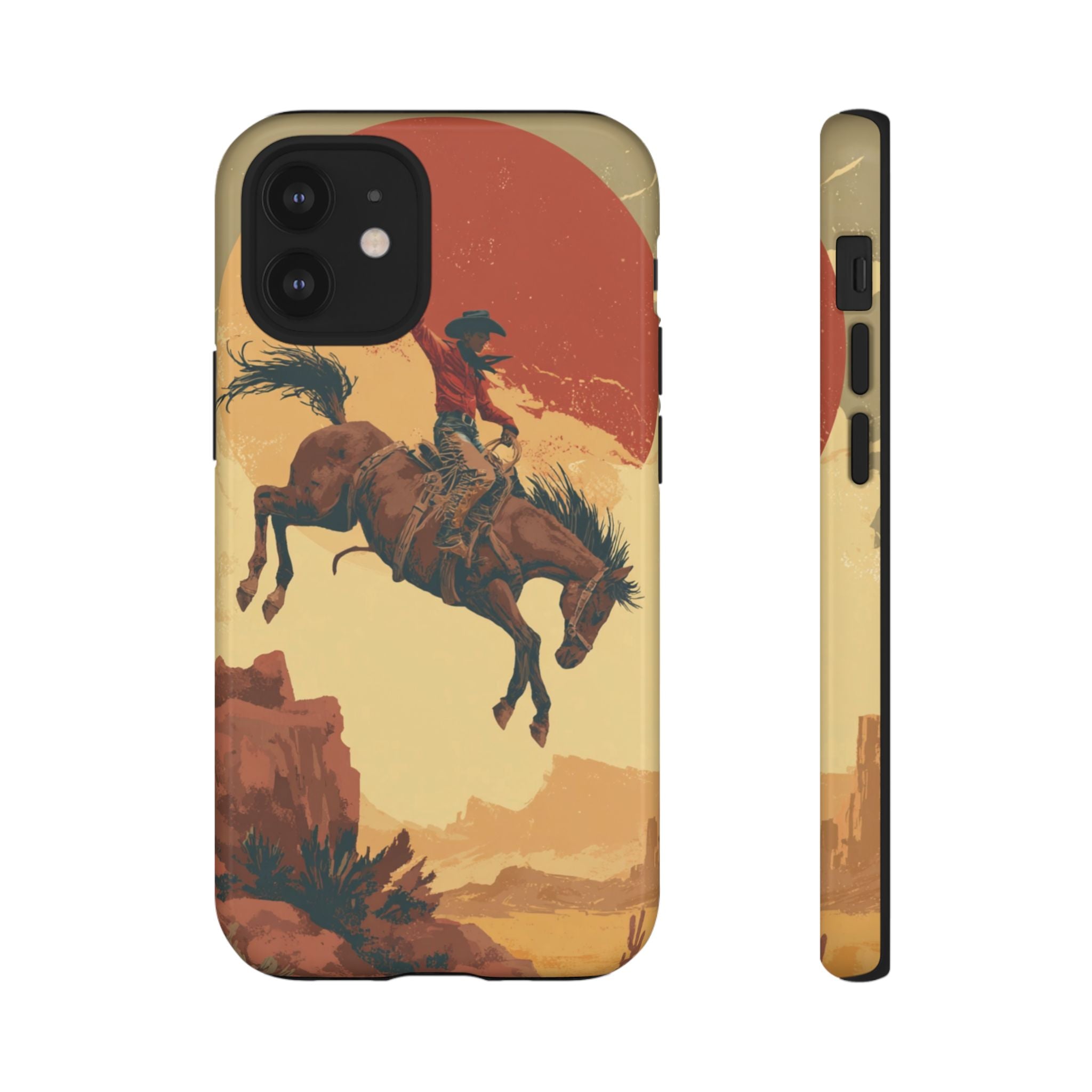 Cowboy Phone Case - Wild West Style, Tough Protection for Outdoor Lovers