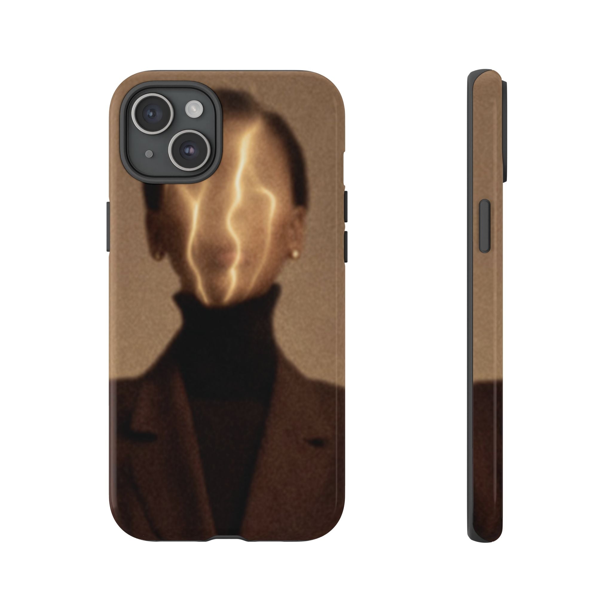 Stylish Phone Case with Artistic Design, Fashion Tech Accessory, Tough Cases