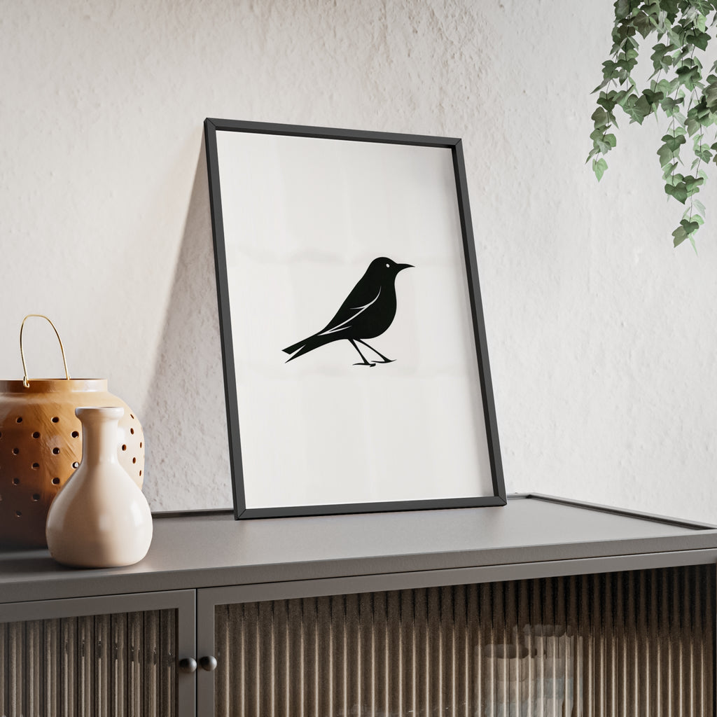 The Oriole Principle: A Study in Minimal Form – Framed Poster