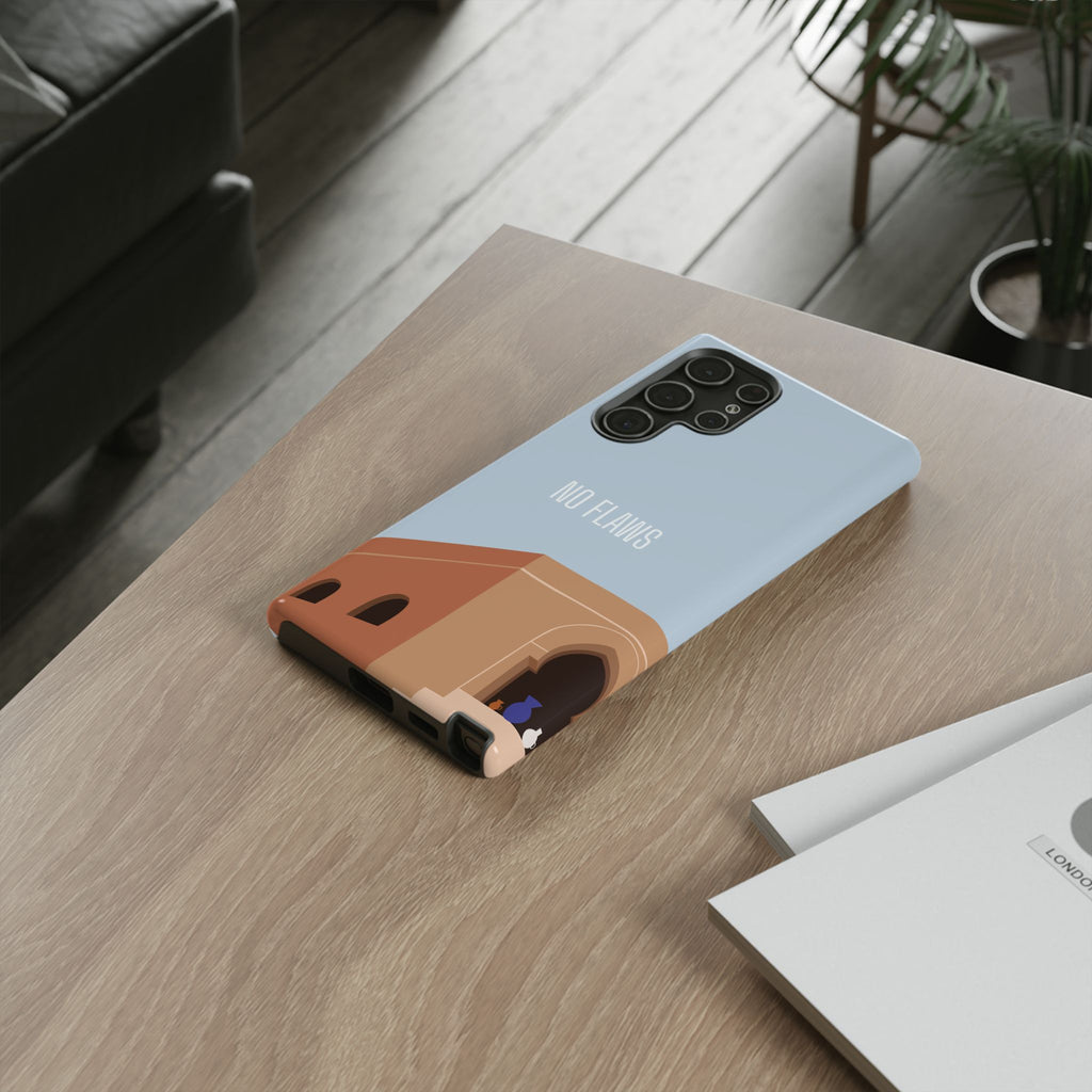 Minimal Desert Illustration “No Flaws” Protective Tough Case