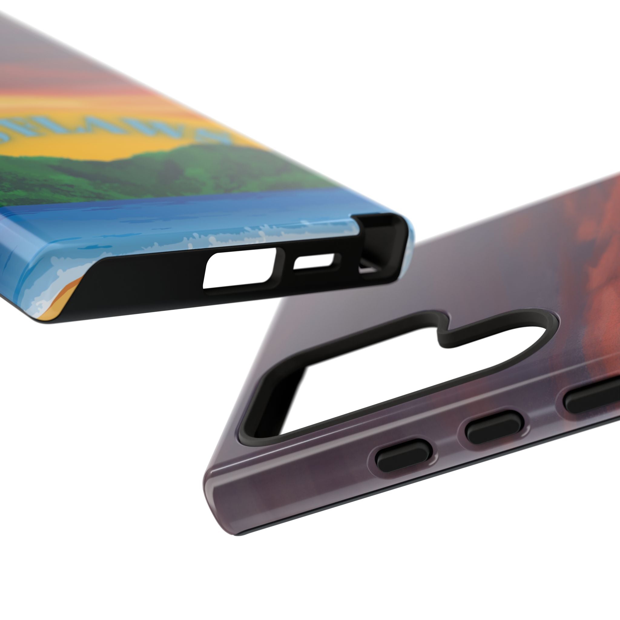 Sunset 'No Flaws' Tough Phone Case — Tropical Beach Protective Cover