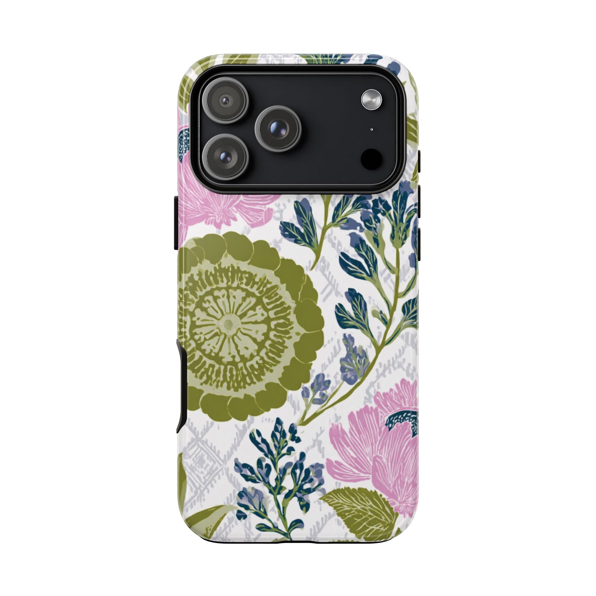 Floral Phone Case, Tough Cases with Elegant Design, Stylish Phone Accessories