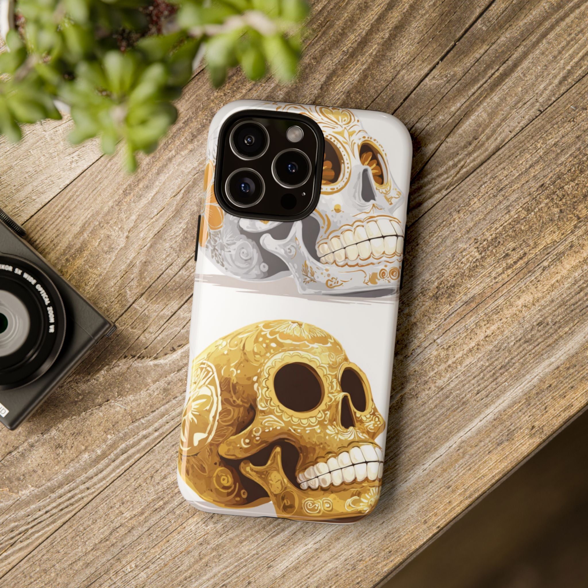 Colorful Skull Candy Phone Case