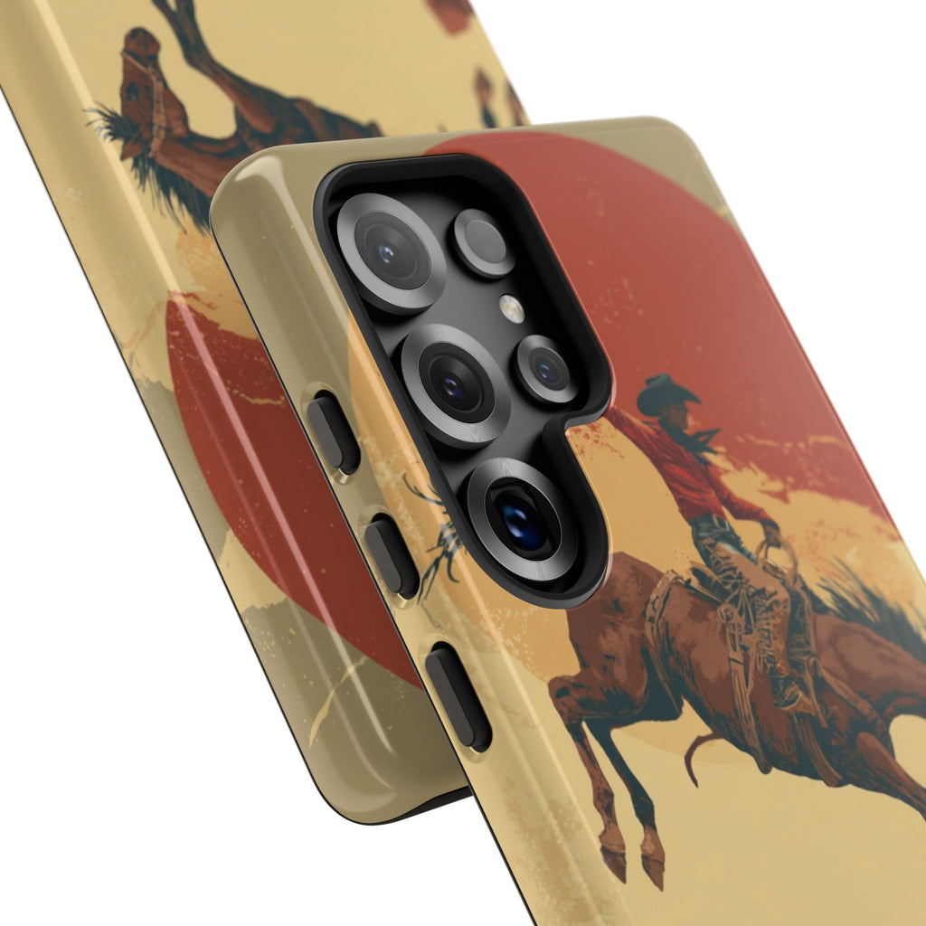 Cowboy Phone Case - Wild West Style, Tough Protection for Outdoor Lovers