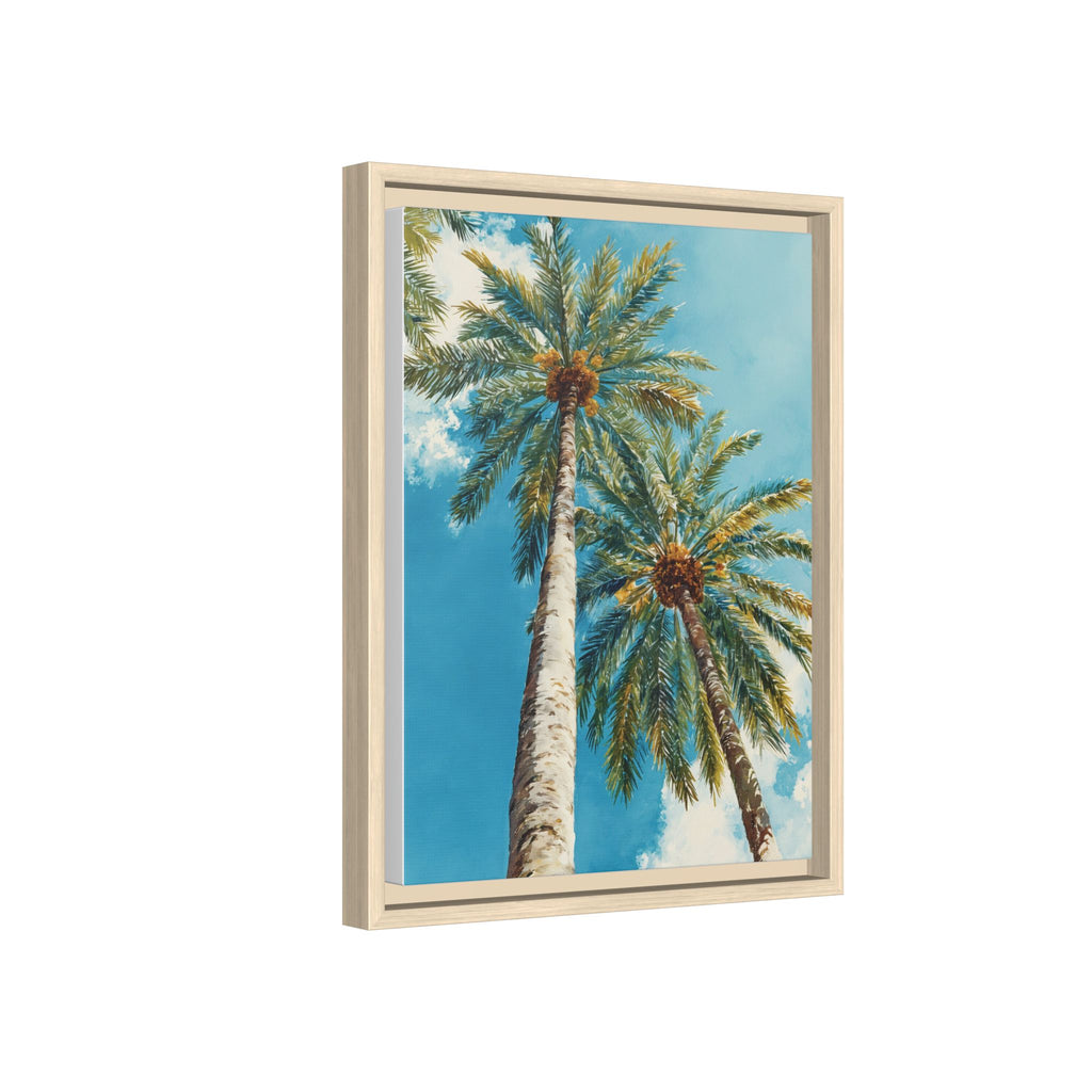 Palm Tree Sky Matte Canvas Print