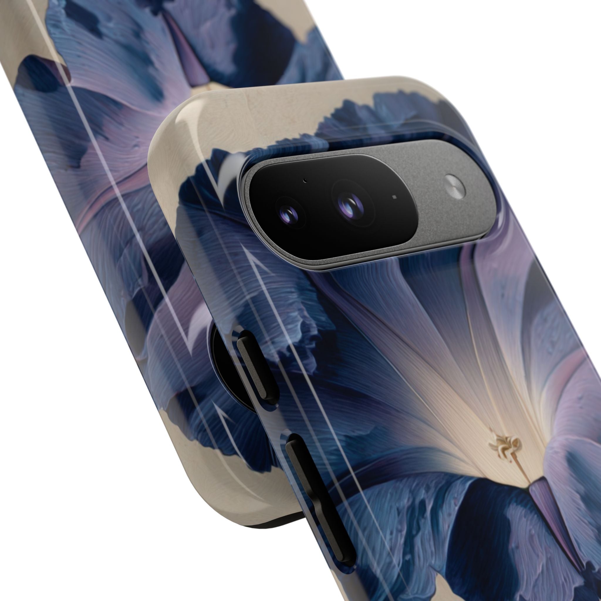 Floral Phone Case, Tough Cases with Purple Flower Design, Phone Accessories