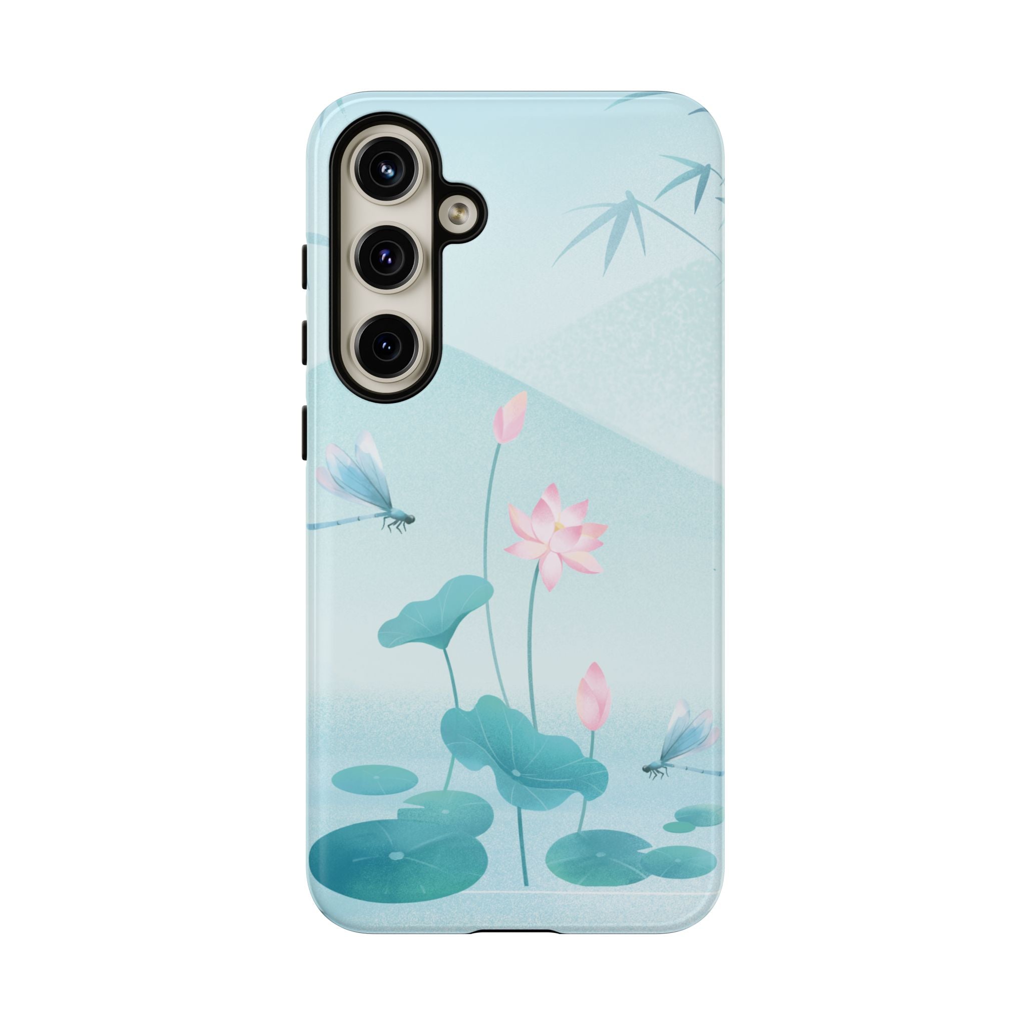 Lotus Pond Phone Case — Serene Floral iPhone Protective Cover