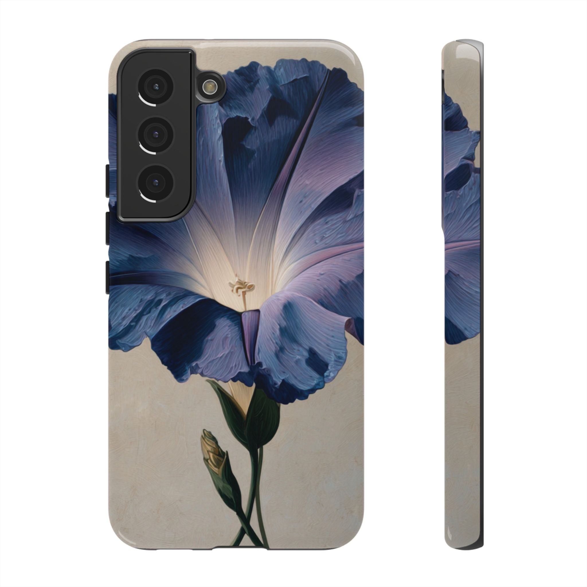 Floral Phone Case, Tough Cases with Purple Flower Design, Phone Accessories