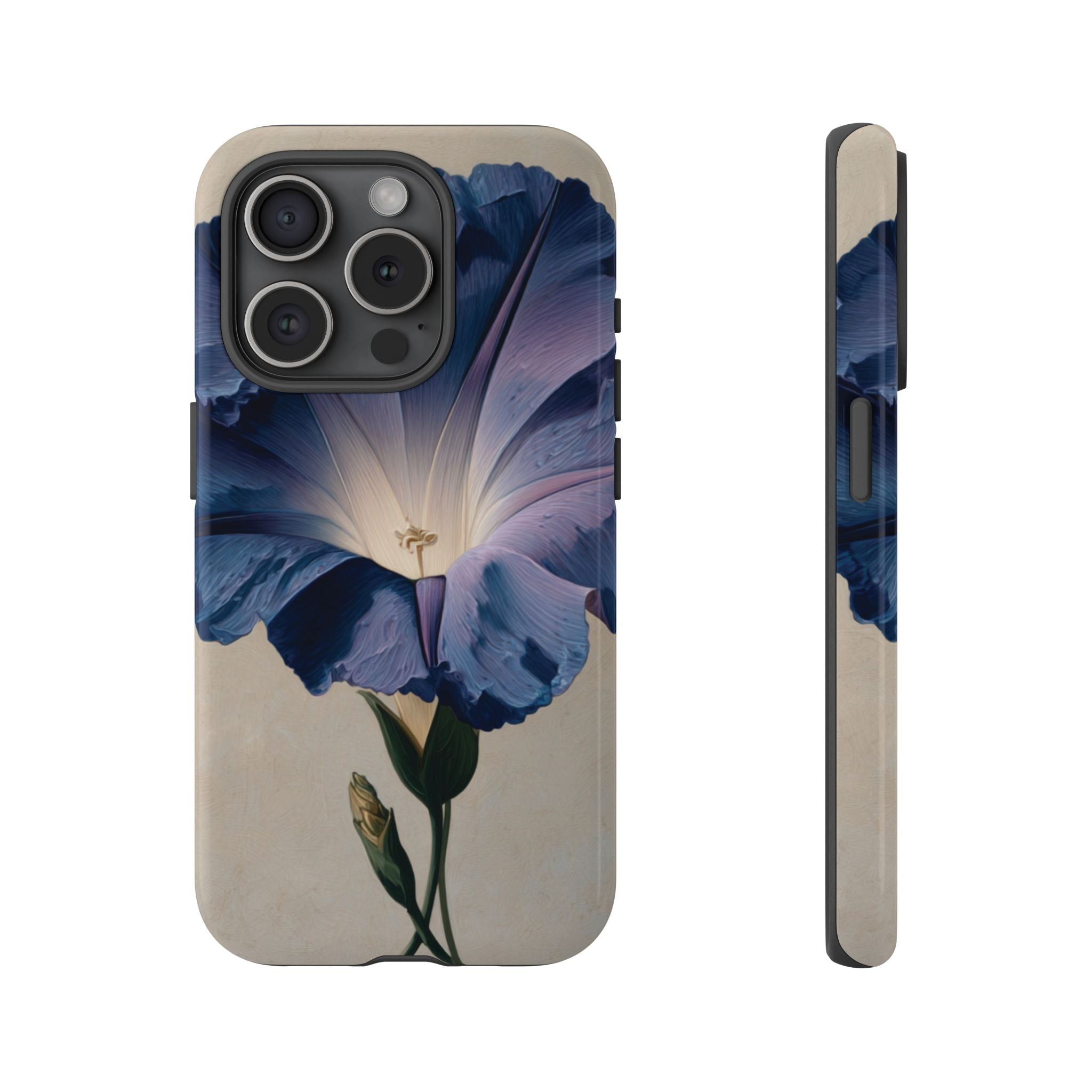 Floral Phone Case, Tough Cases with Purple Flower Design, Phone Accessories