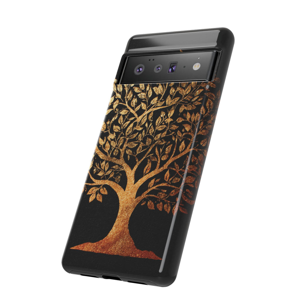 Golden Tree Phone Case, Tough Cases, Nature Lover Gift
