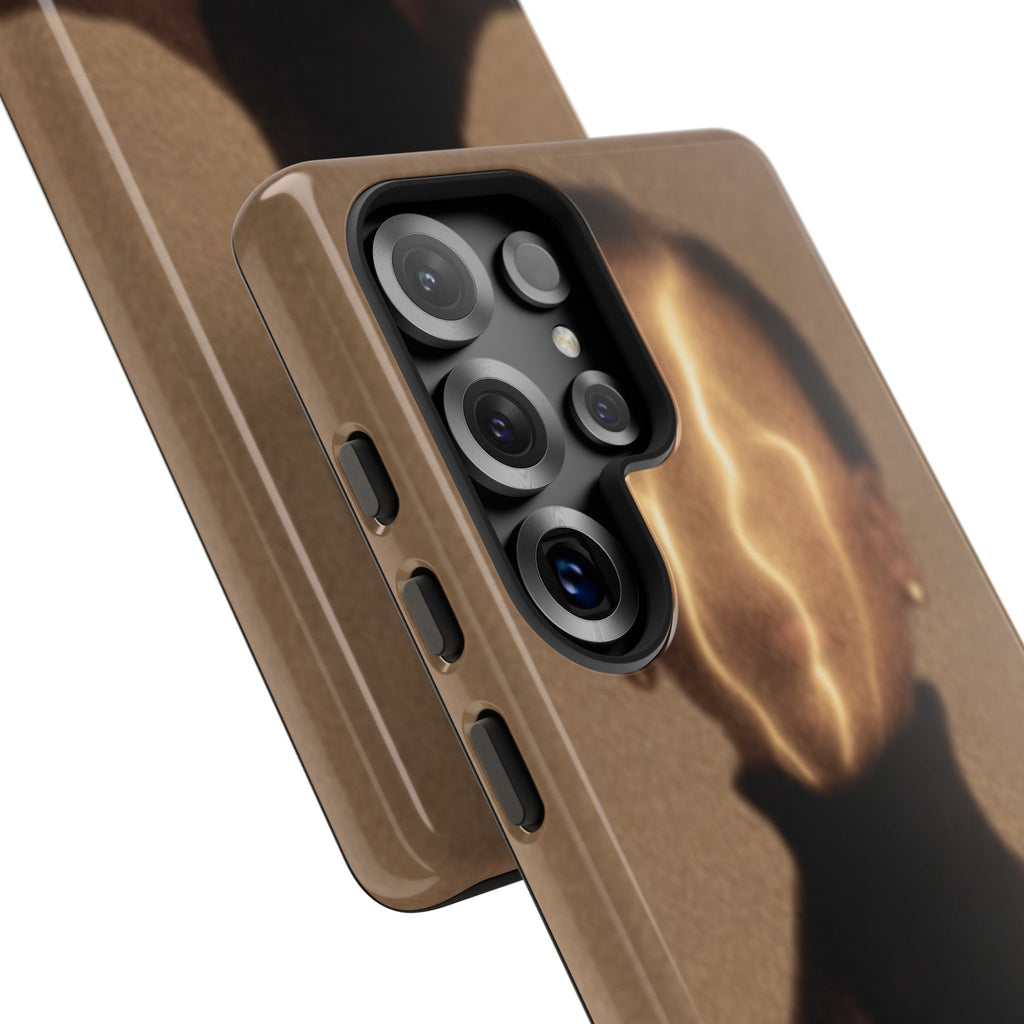Stylish Phone Case with Artistic Design, Fashion Tech Accessory, Tough Cases