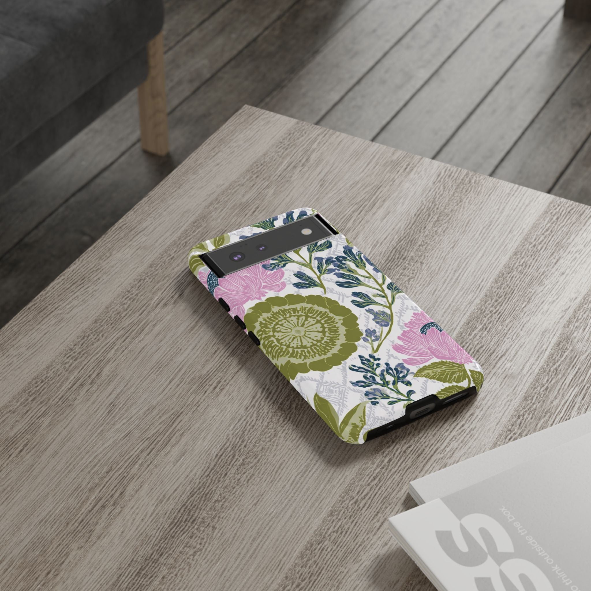 Floral Phone Case, Tough Cases with Elegant Design, Stylish Phone Accessories