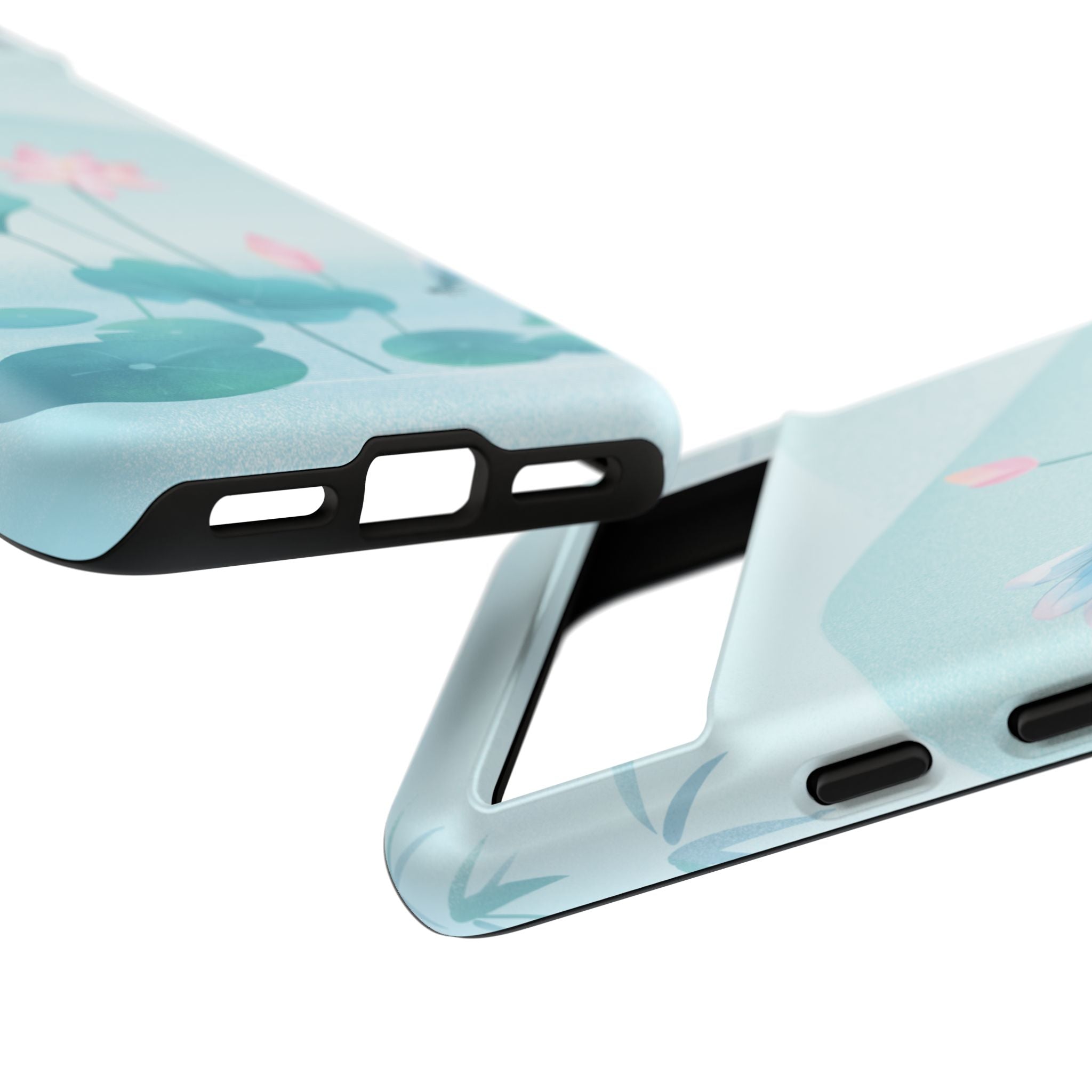 Lotus Pond Phone Case — Serene Floral iPhone Protective Cover