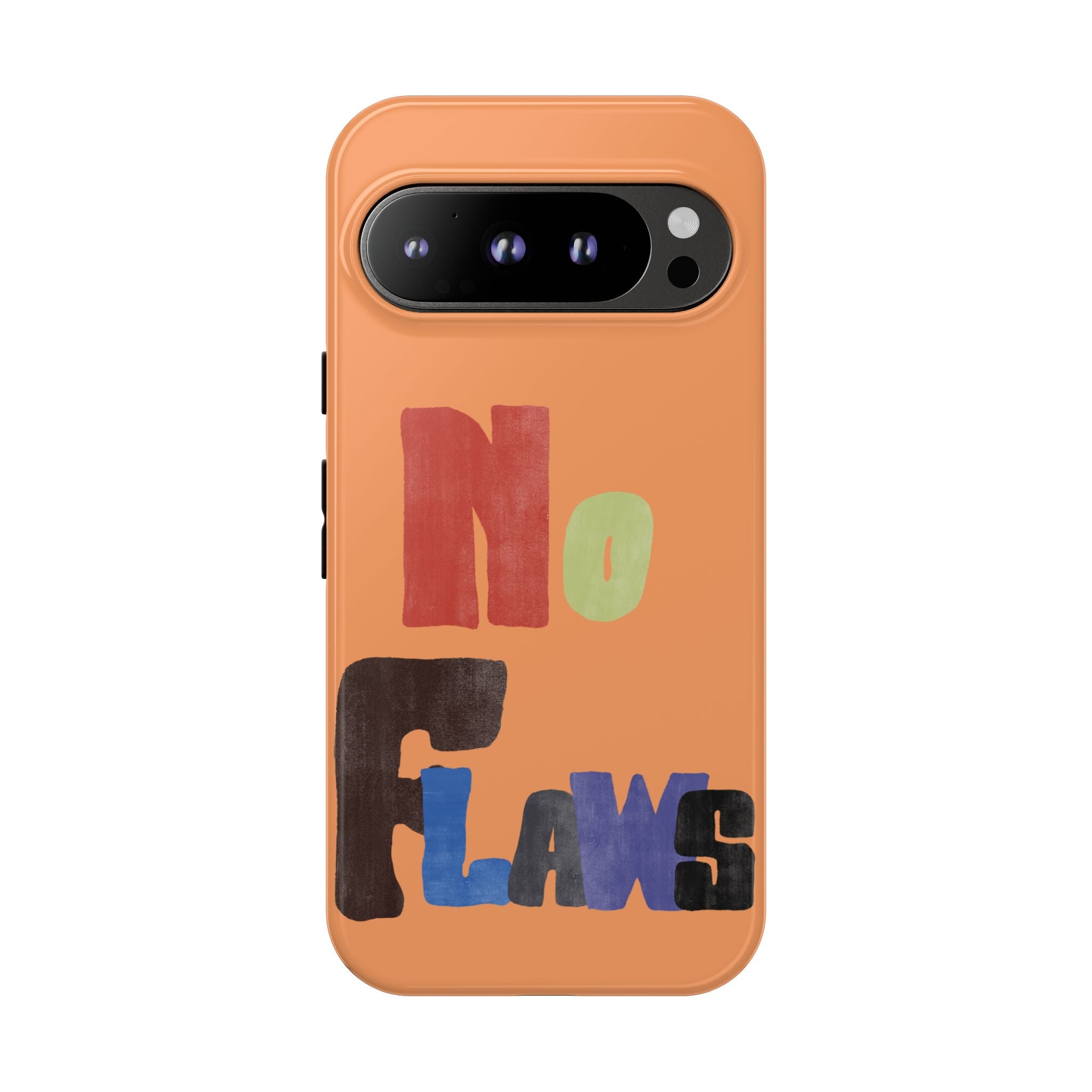 "No Flaws" Retro Hand-Lettered Protective Cover