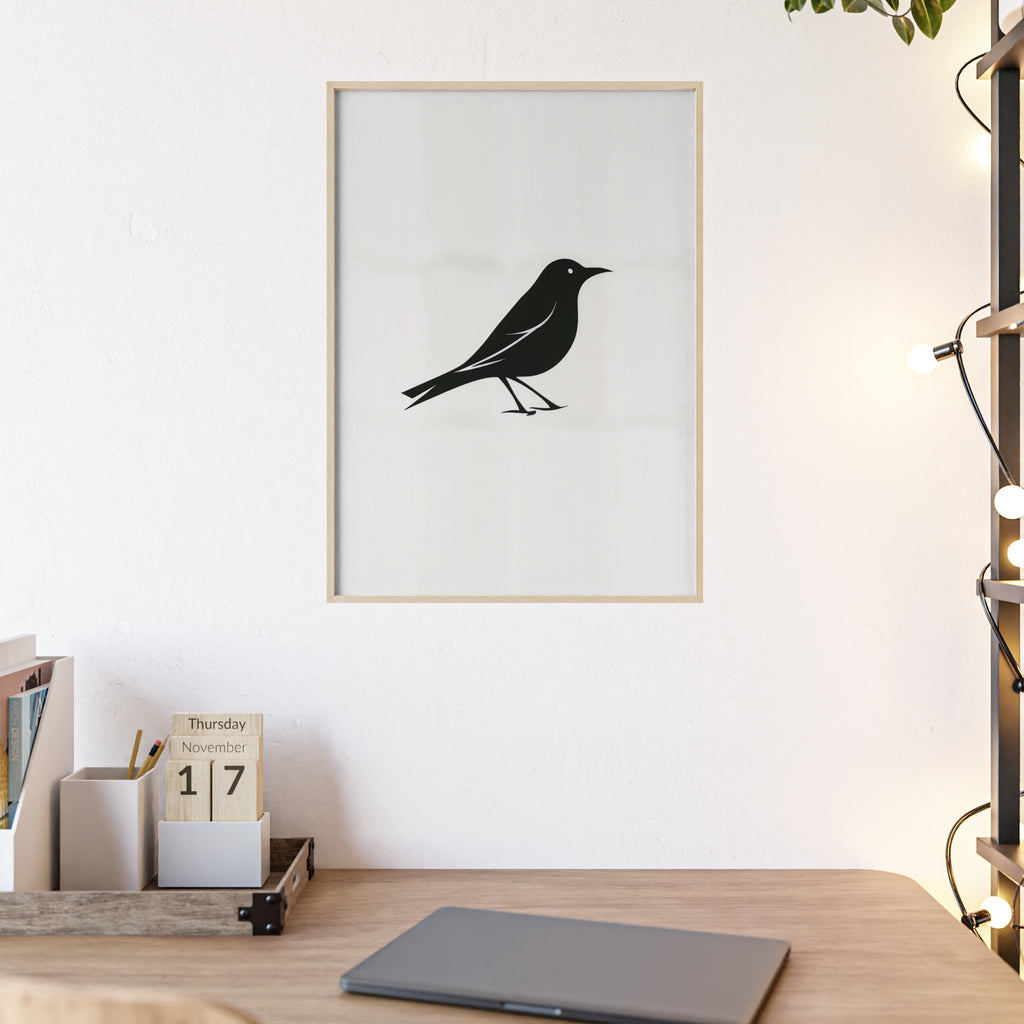 The Oriole Principle: A Study in Minimal Form – Framed Poster