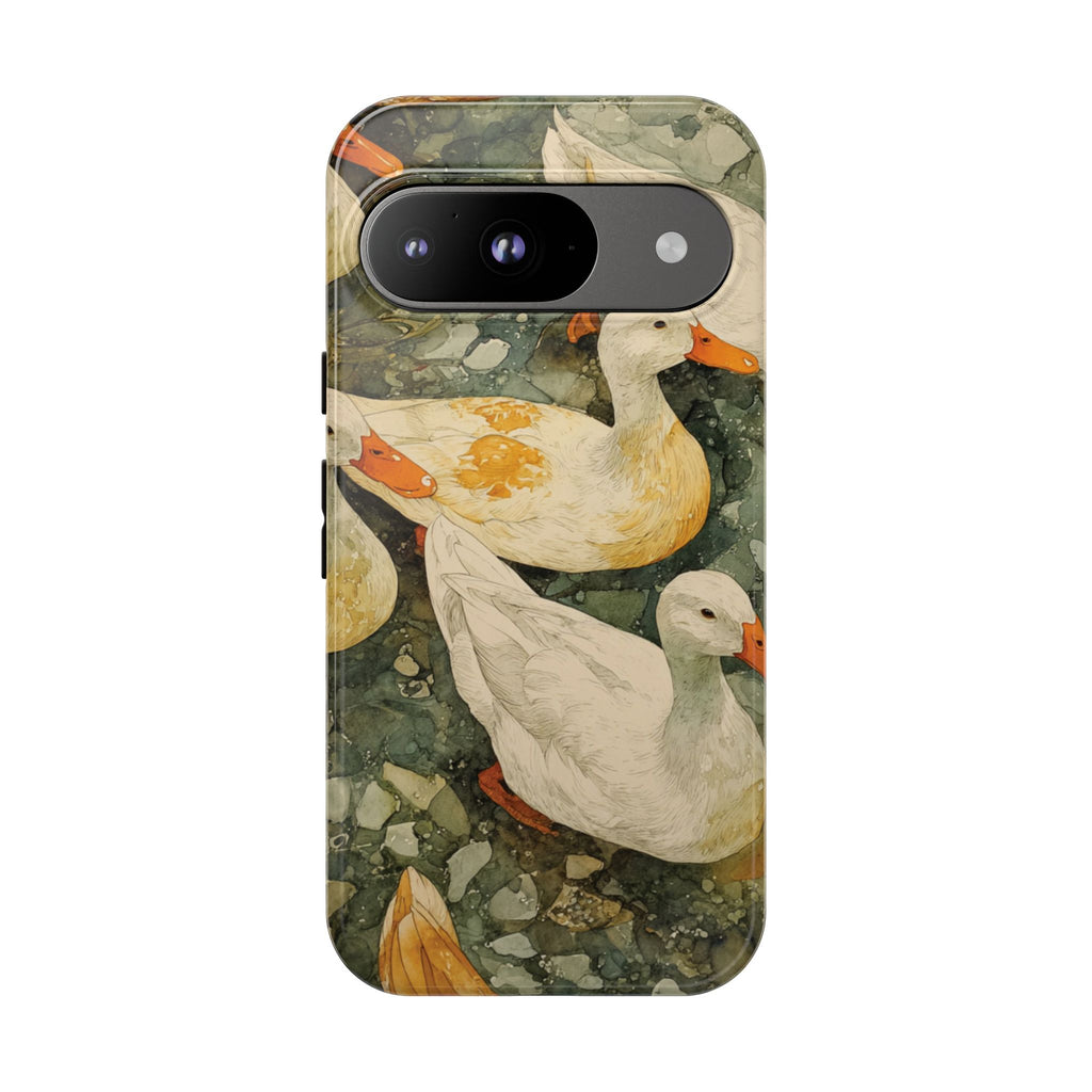 Duck-Themed Phone Case, Quirky Phone Cover, Nature Lover Gift