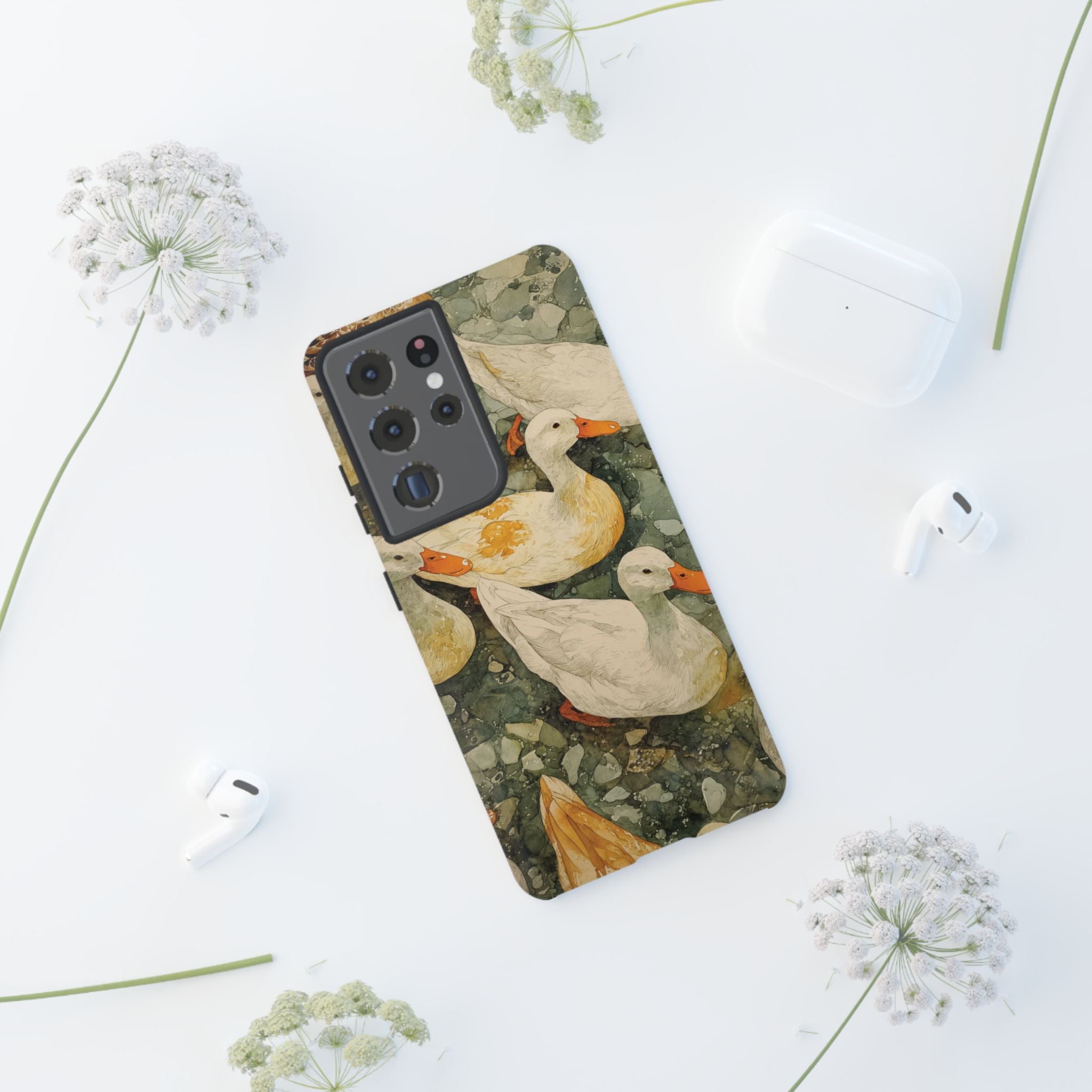 Duck-Themed Phone Case, Quirky Phone Cover, Nature Lover Gift
