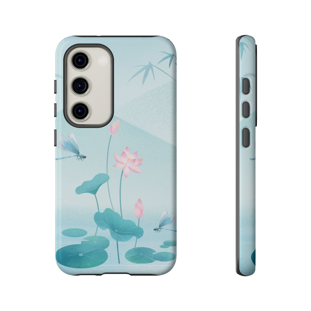 Lotus Pond Phone Case — Serene Floral iPhone Protective Cover