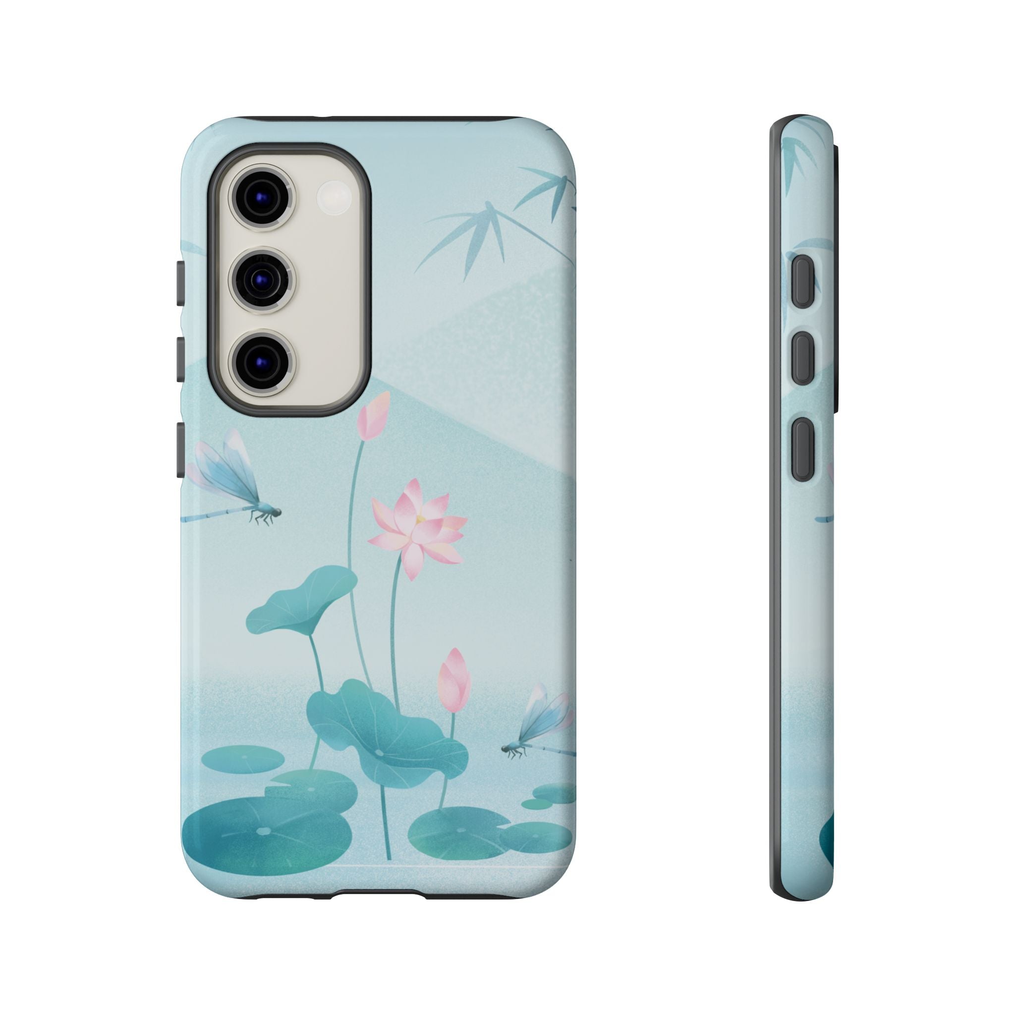 Lotus Pond Phone Case — Serene Floral iPhone Protective Cover