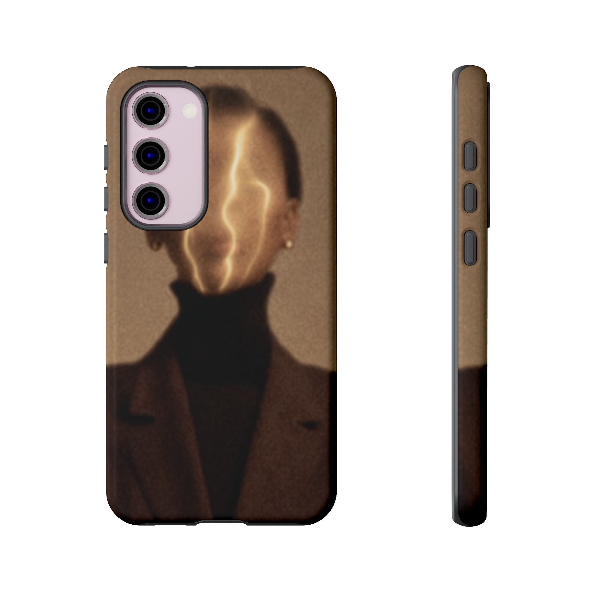 Stylish Phone Case with Artistic Design, Fashion Tech Accessory, Tough Cases