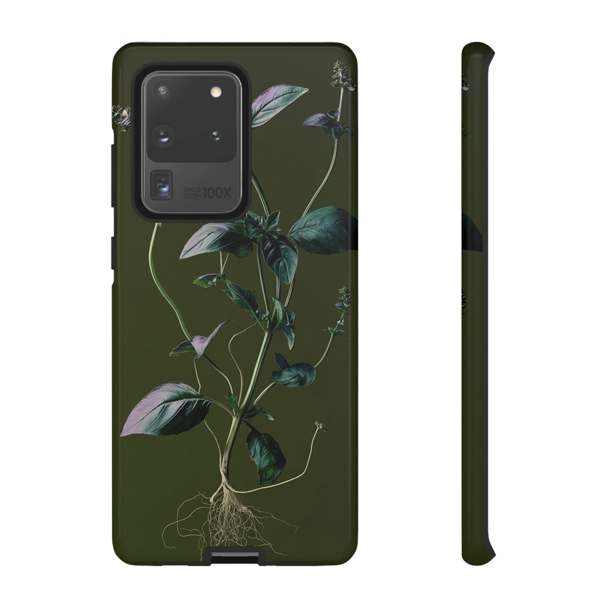 Green Botanical Phone Case, Floral Phone Cover, Nature Lover Gift