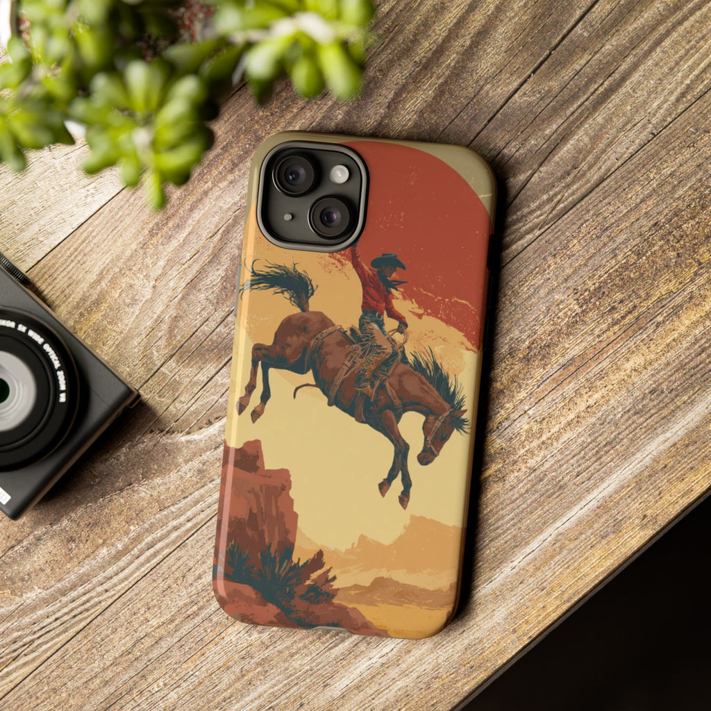 Cowboy Phone Case - Wild West Style, Tough Protection for Outdoor Lovers