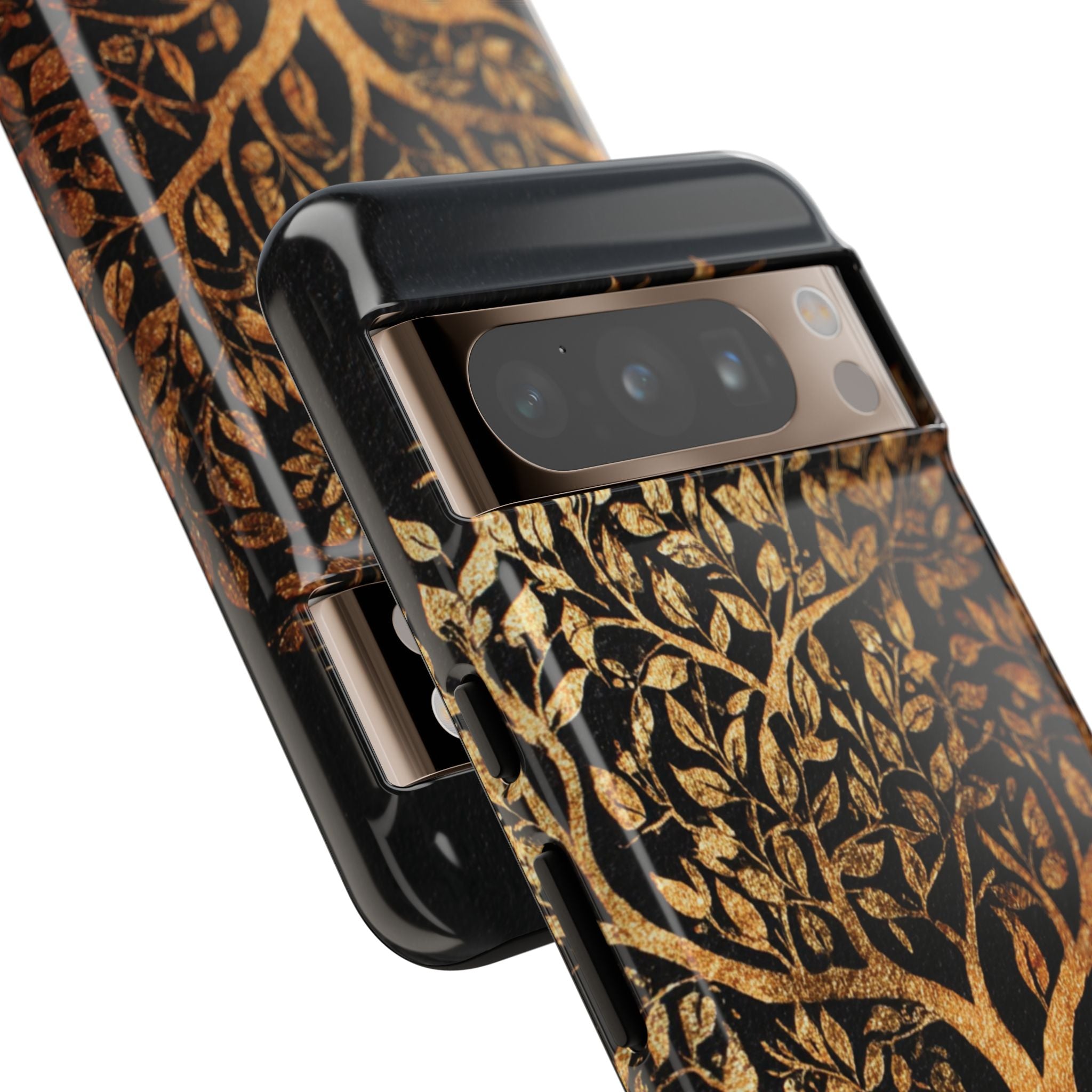 Golden Tree Phone Case, Tough Cases, Nature Lover Gift