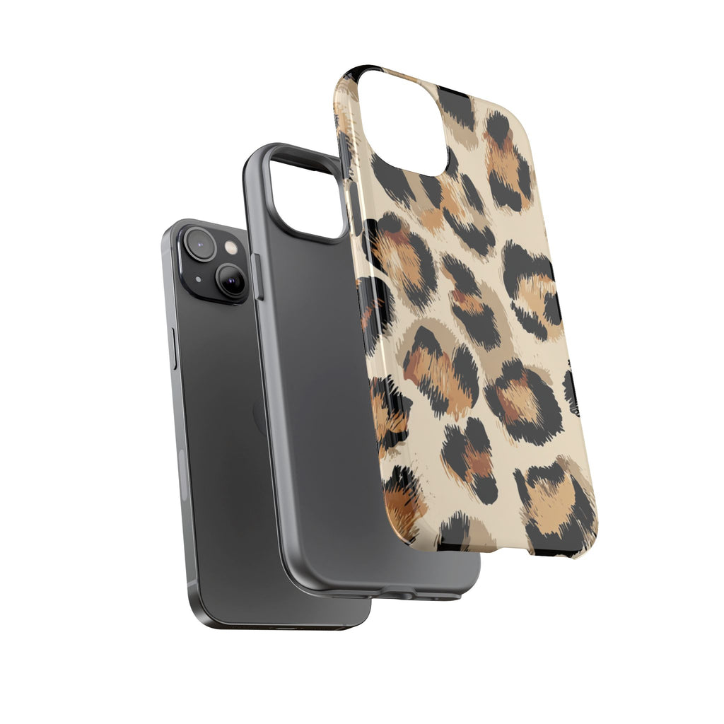 Stylish Leopard Print Phone Case, Animal Print, Tough Case, Gift for Her