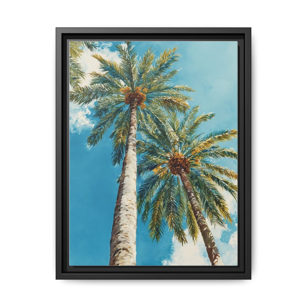 Palm Tree Sky Matte Canvas Print