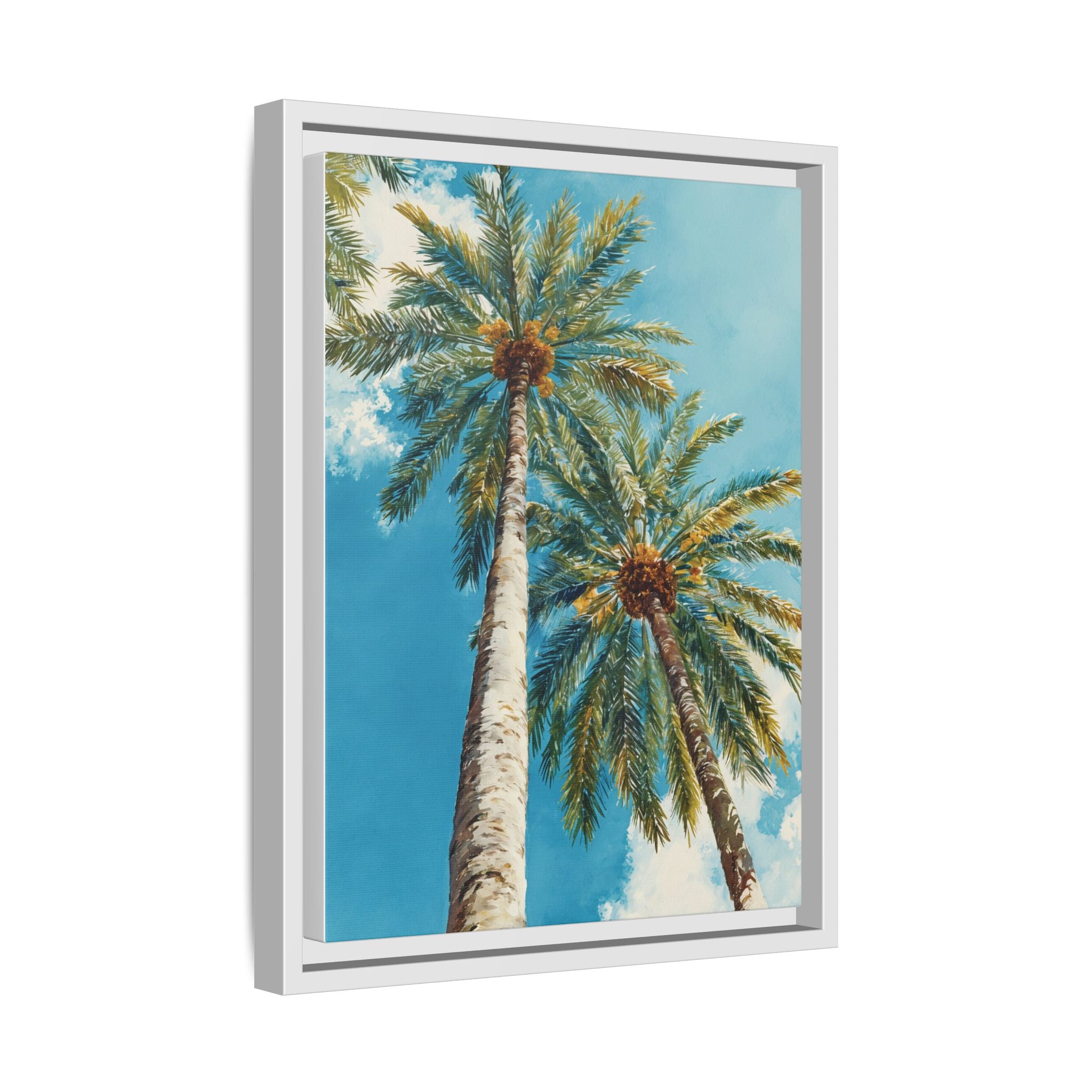 Palm Tree Sky Matte Canvas Print