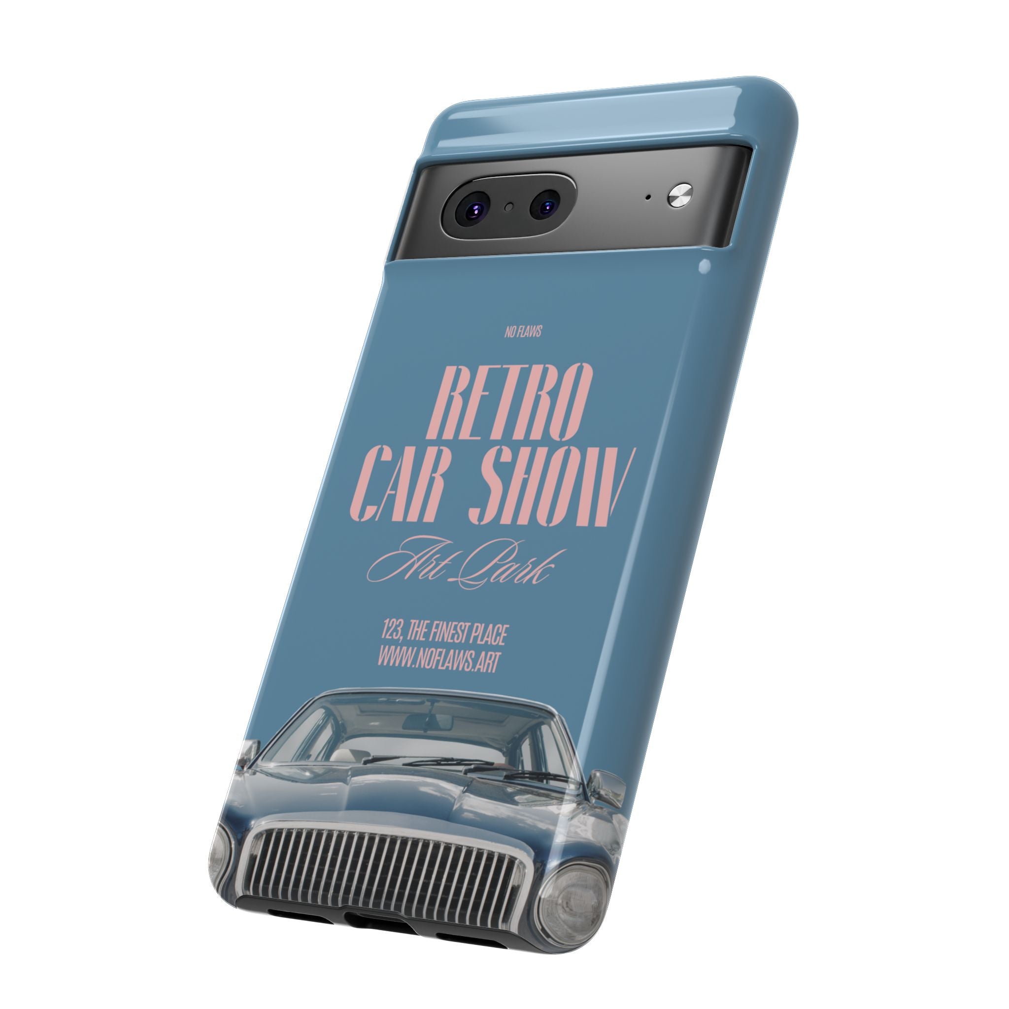 Retro Car Show Phone Case — Vintage Classic Auto Design