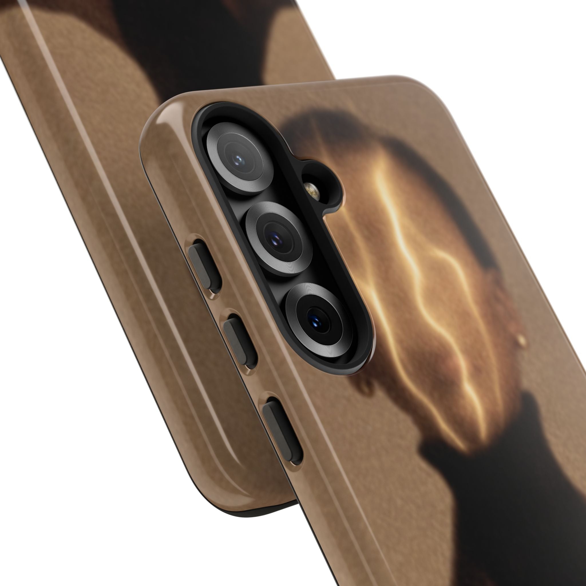 Stylish Phone Case with Artistic Design, Fashion Tech Accessory, Tough Cases