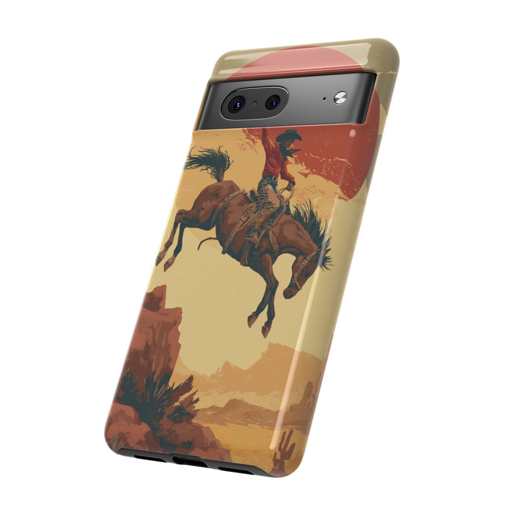 Cowboy Phone Case - Wild West Style, Tough Protection for Outdoor Lovers