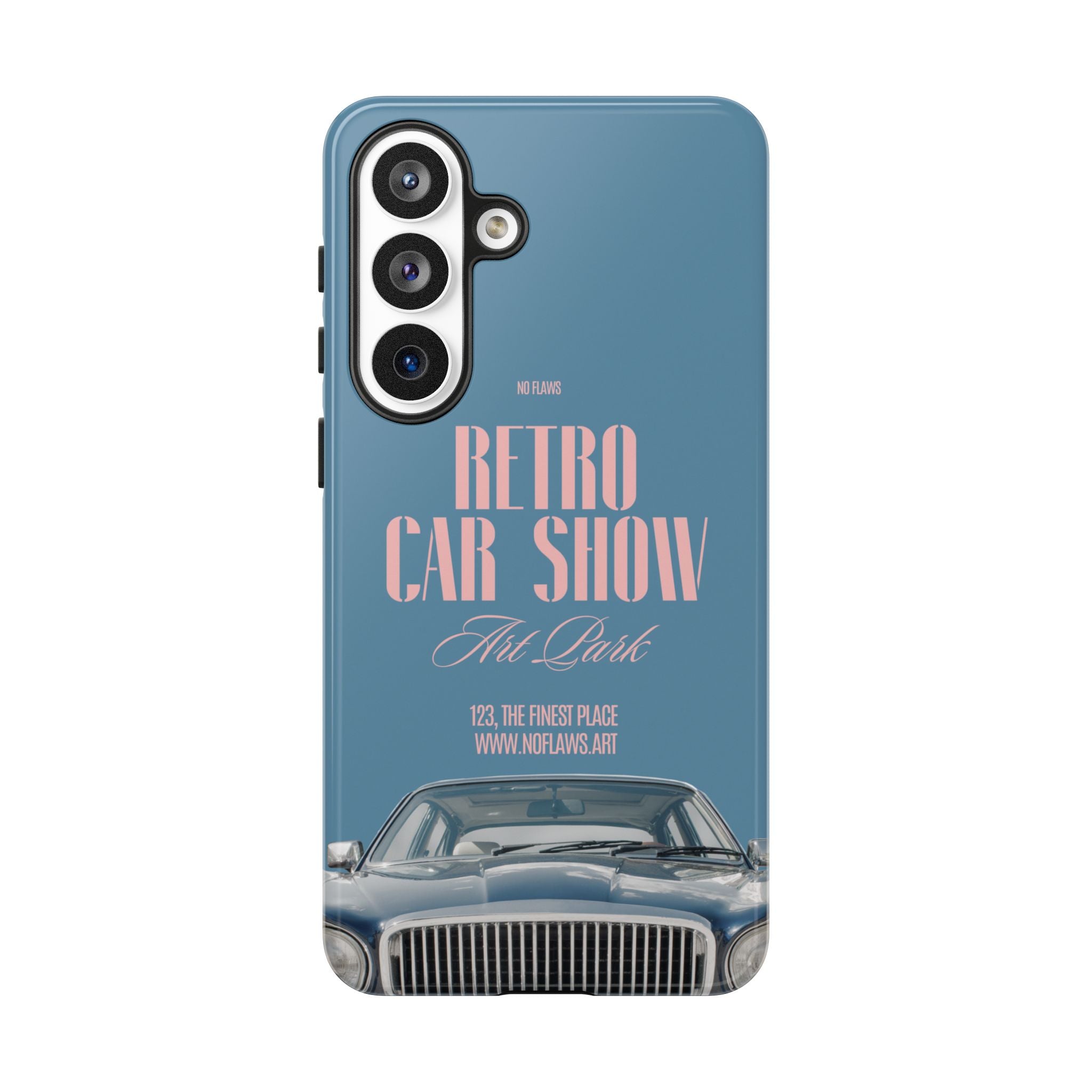 Retro Car Show Phone Case — Vintage Classic Auto Design