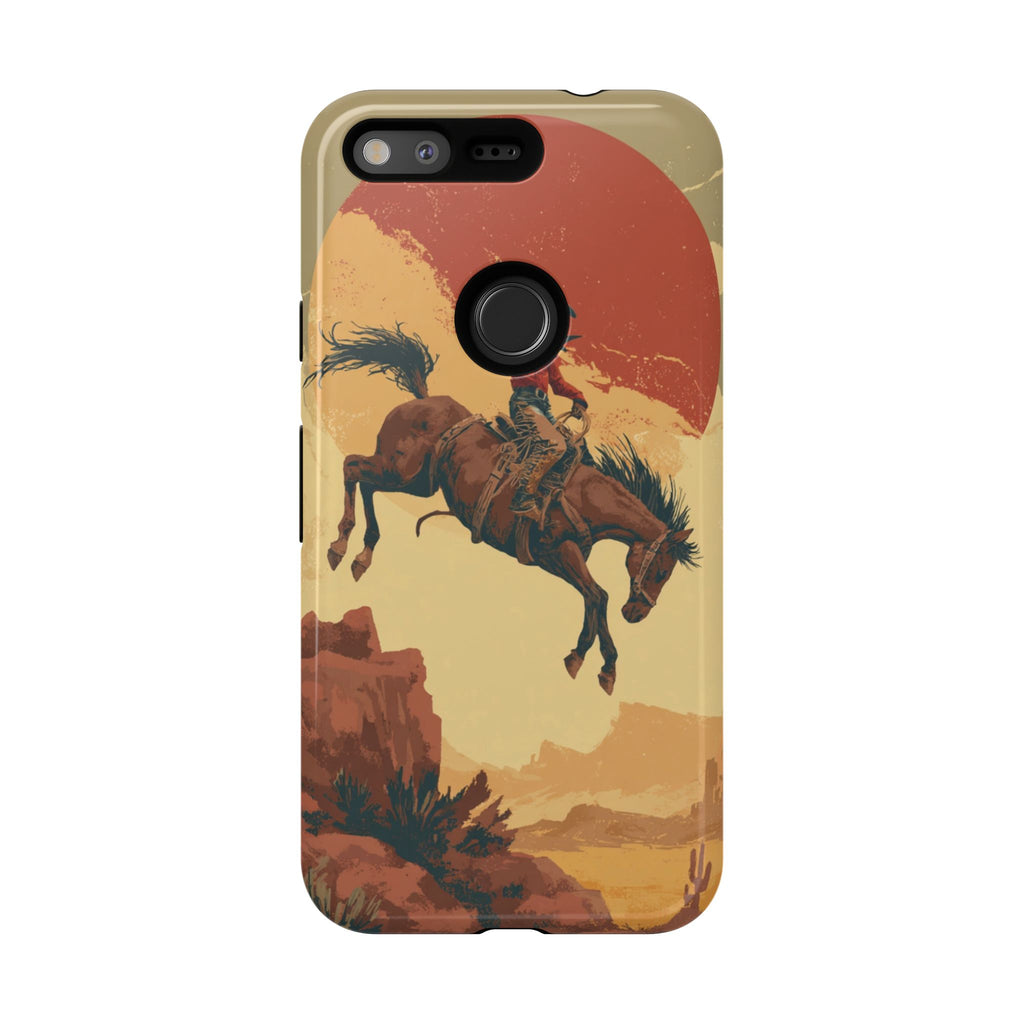 Cowboy Phone Case - Wild West Style, Tough Protection for Outdoor Lovers