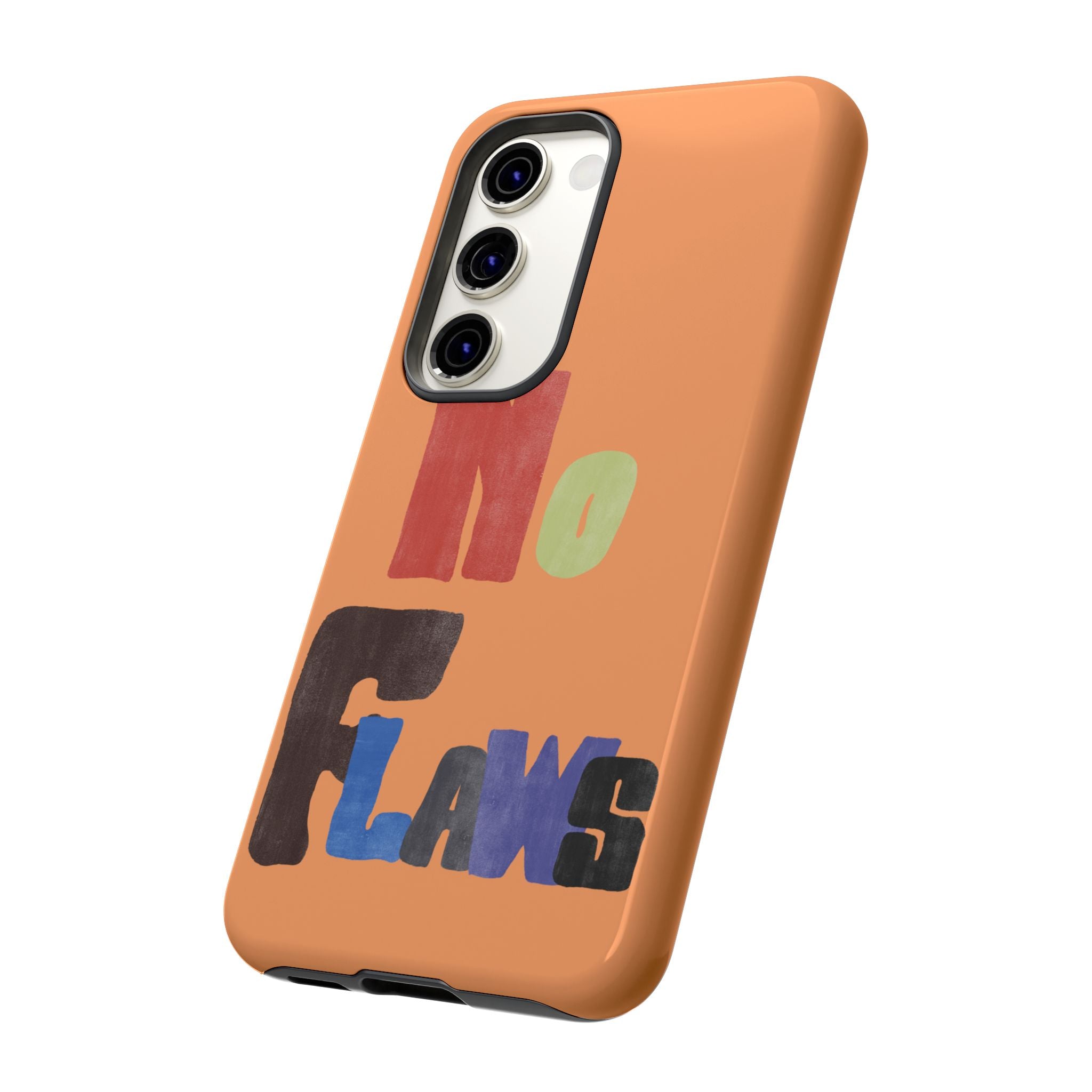 "No Flaws" Retro Hand-Lettered Protective Cover