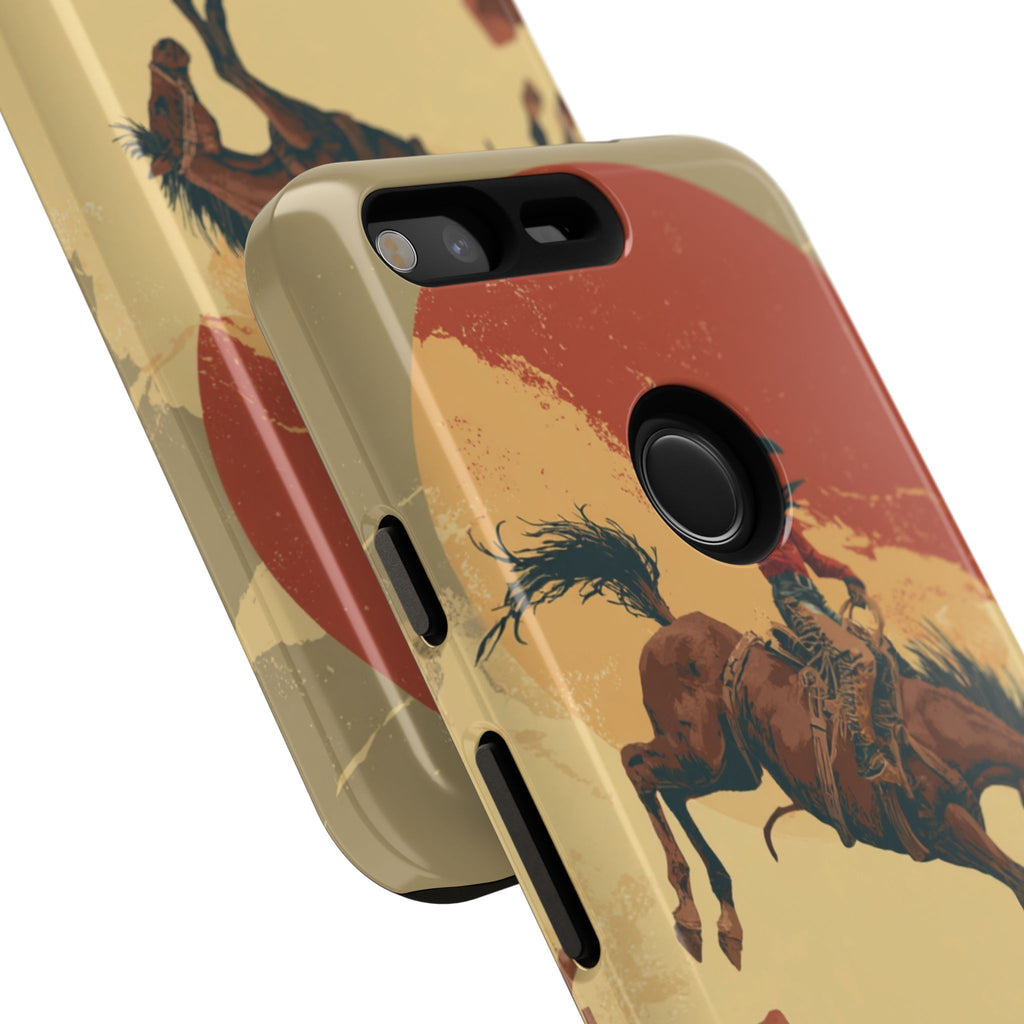 Cowboy Phone Case - Wild West Style, Tough Protection for Outdoor Lovers