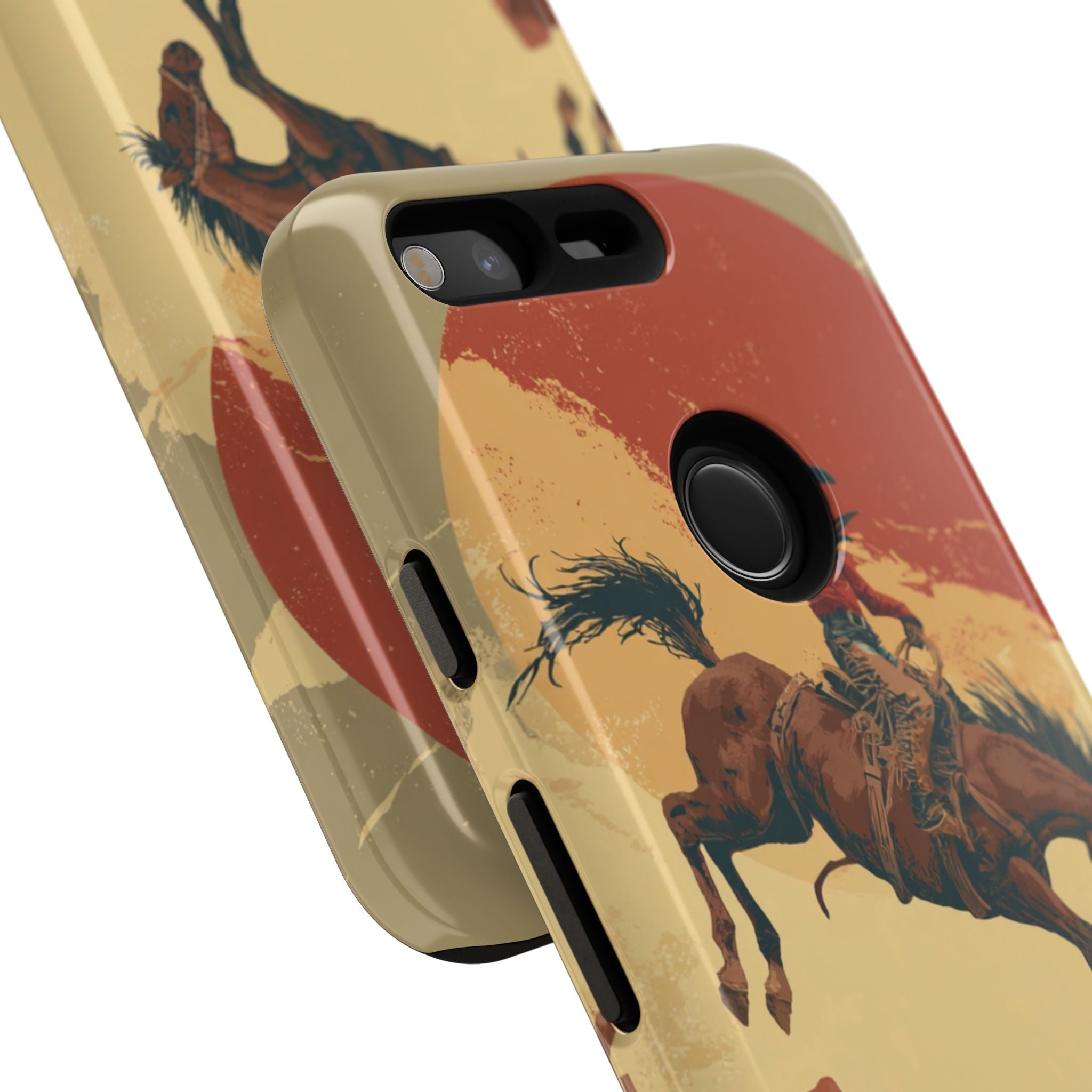 Cowboy Phone Case - Wild West Style, Tough Protection for Outdoor Lovers