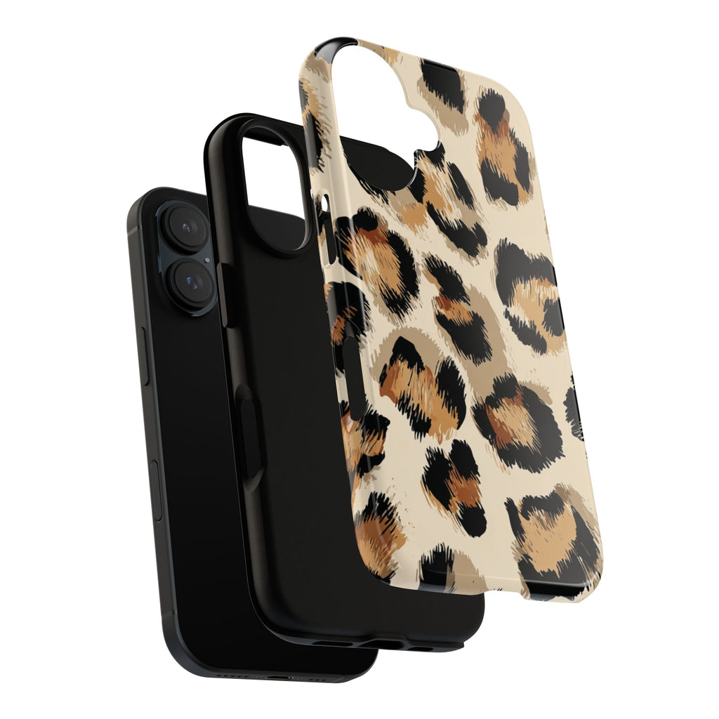 Stylish Leopard Print Phone Case, Animal Print, Tough Case, Gift for Her