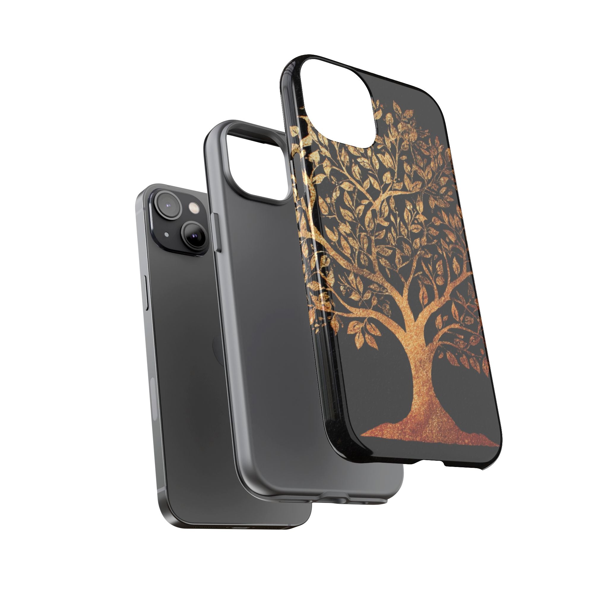 Golden Tree Phone Case, Tough Cases, Nature Lover Gift