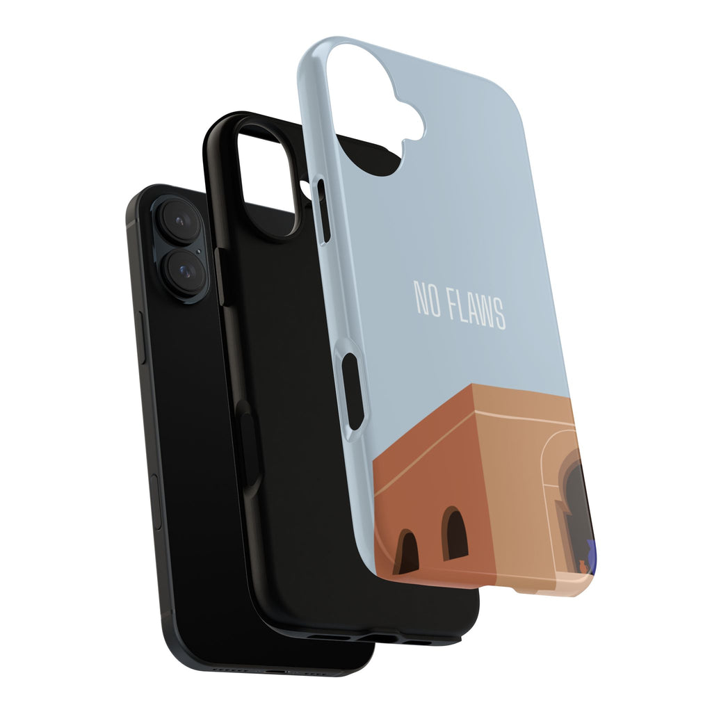 Minimal Desert Illustration “No Flaws” Protective Tough Case