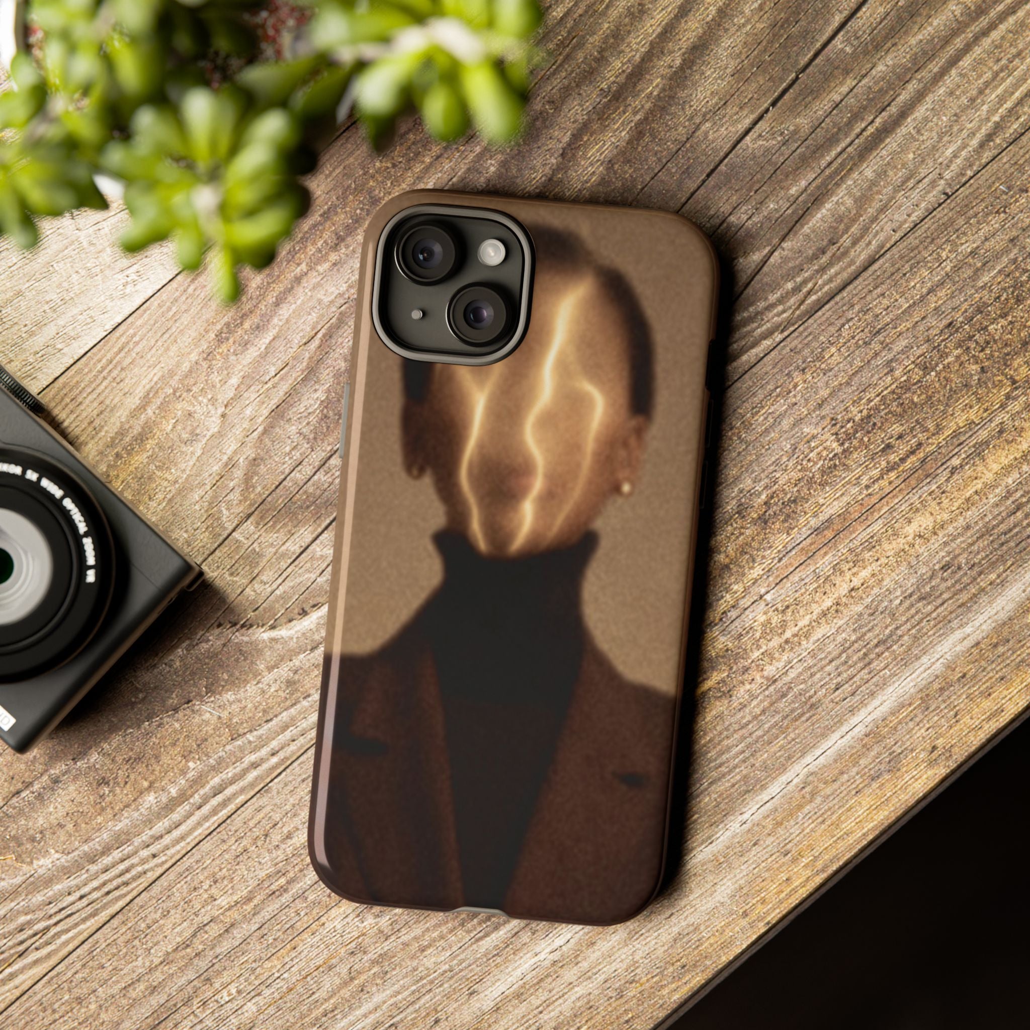 Stylish Phone Case with Artistic Design, Fashion Tech Accessory, Tough Cases